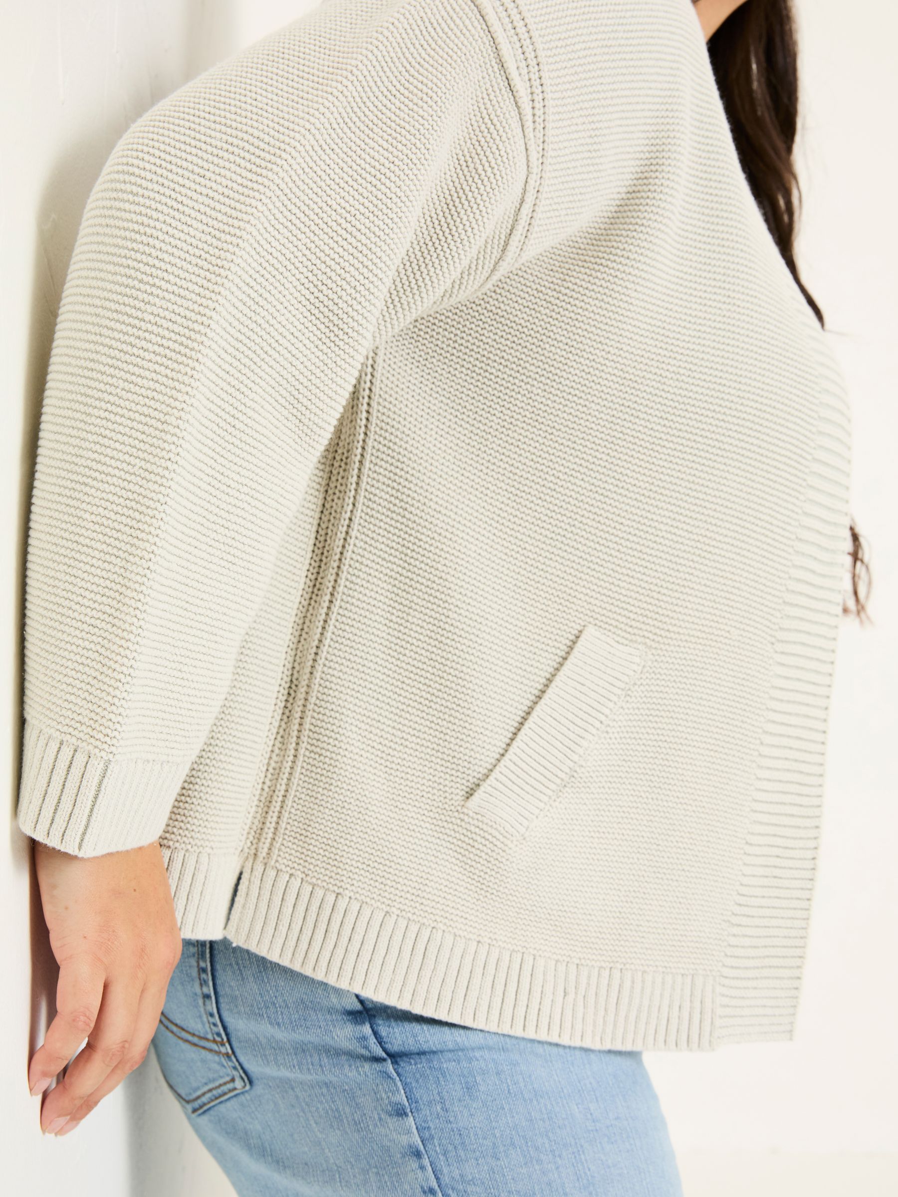 Stone Edie Laundered Knitted Cardigan - Image 7 of 9