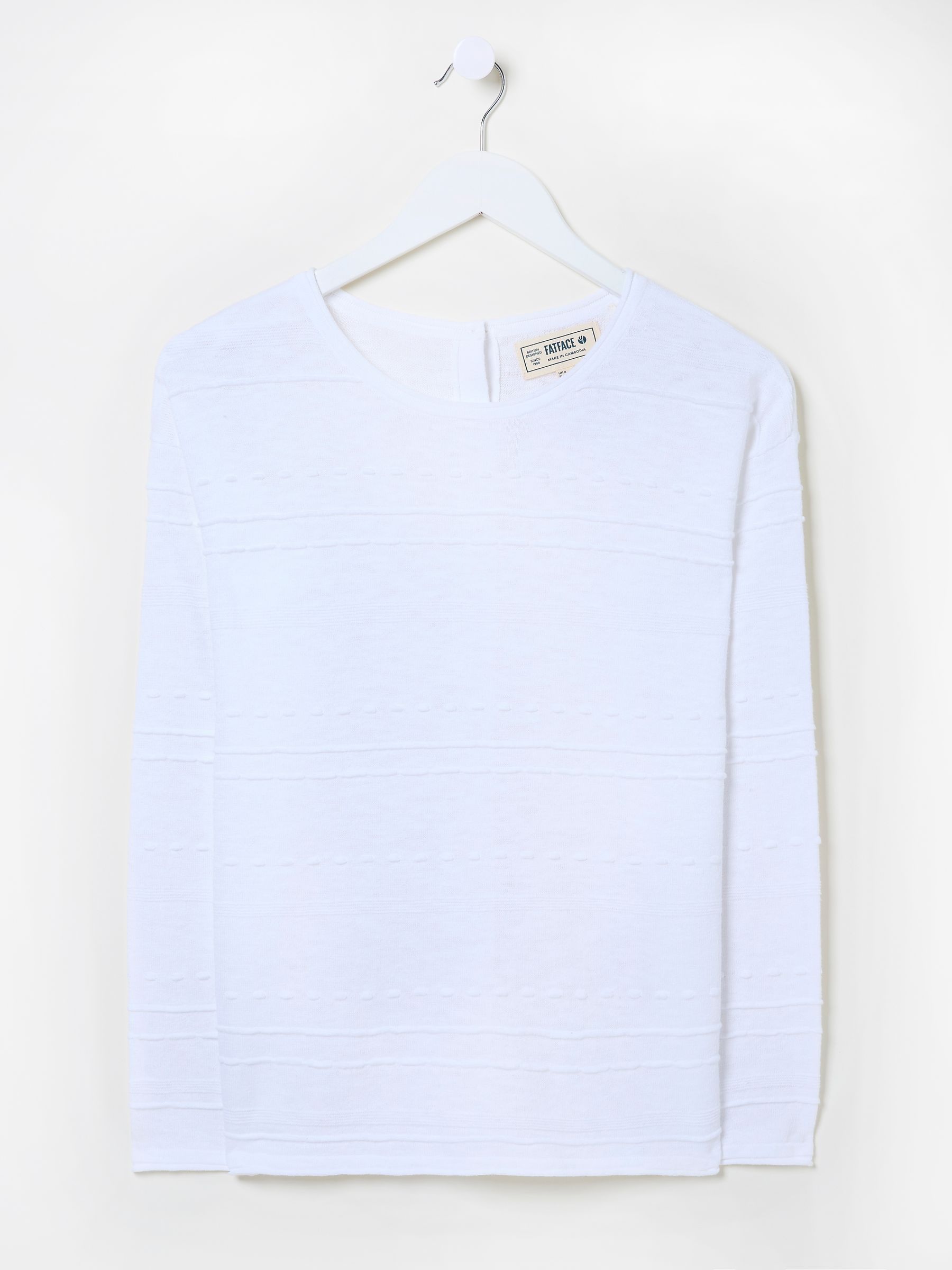 Isabelle White Knitted Jumper - Image 9 of 9