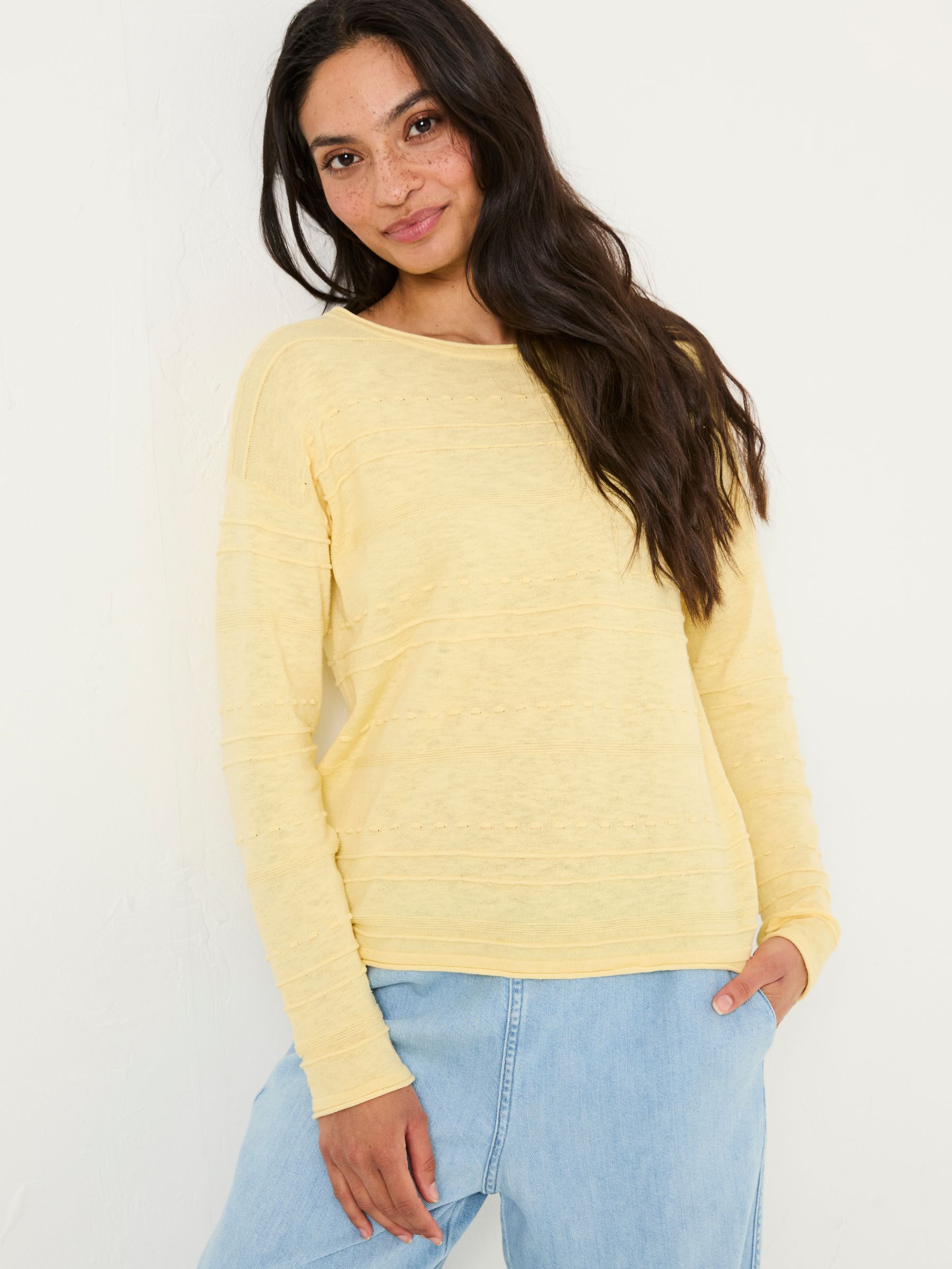 Isabelle Yellow Knitted Jumper - Image 1 of 9