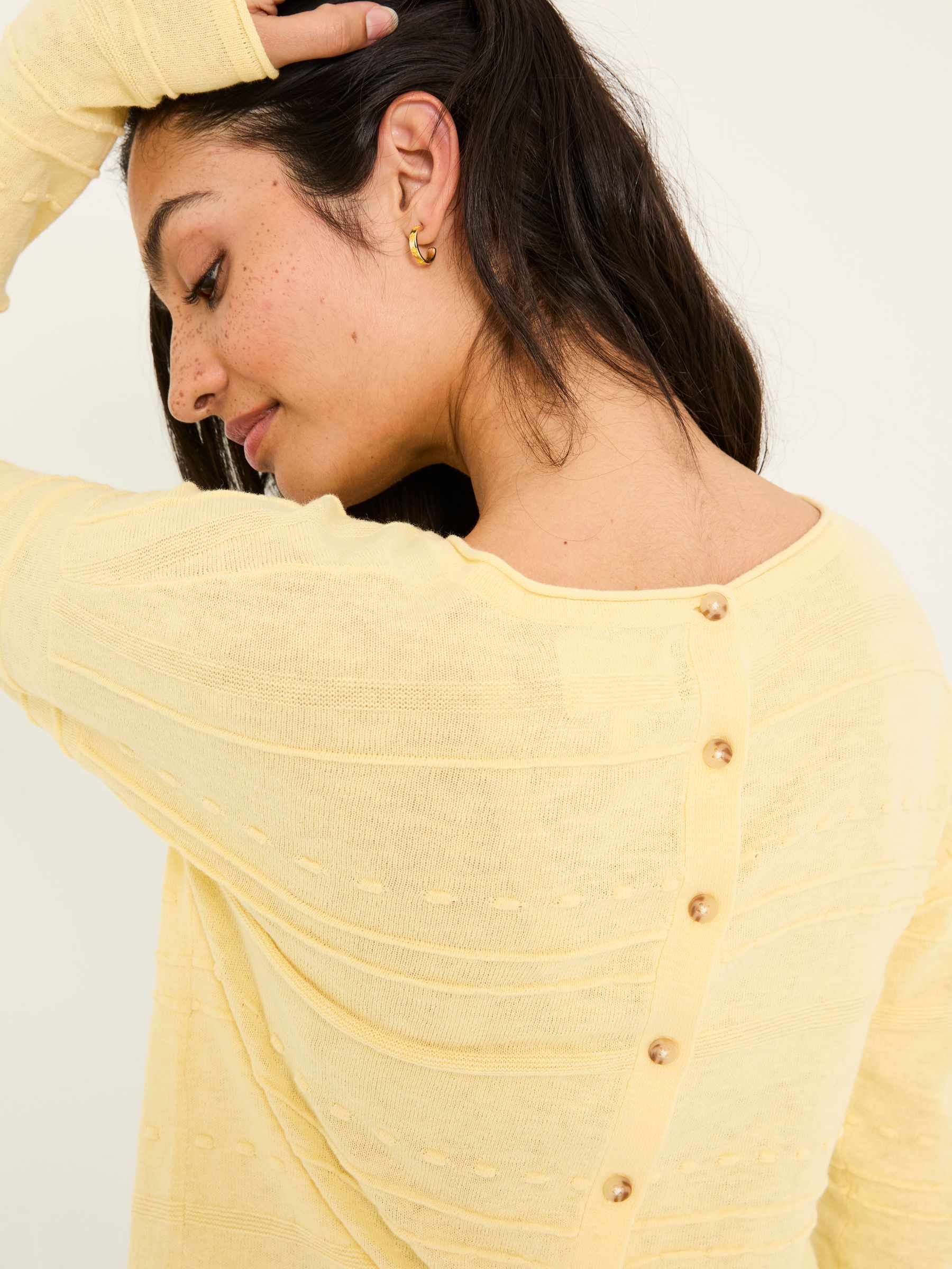 Isabelle Yellow Knitted Jumper - Image 4 of 9