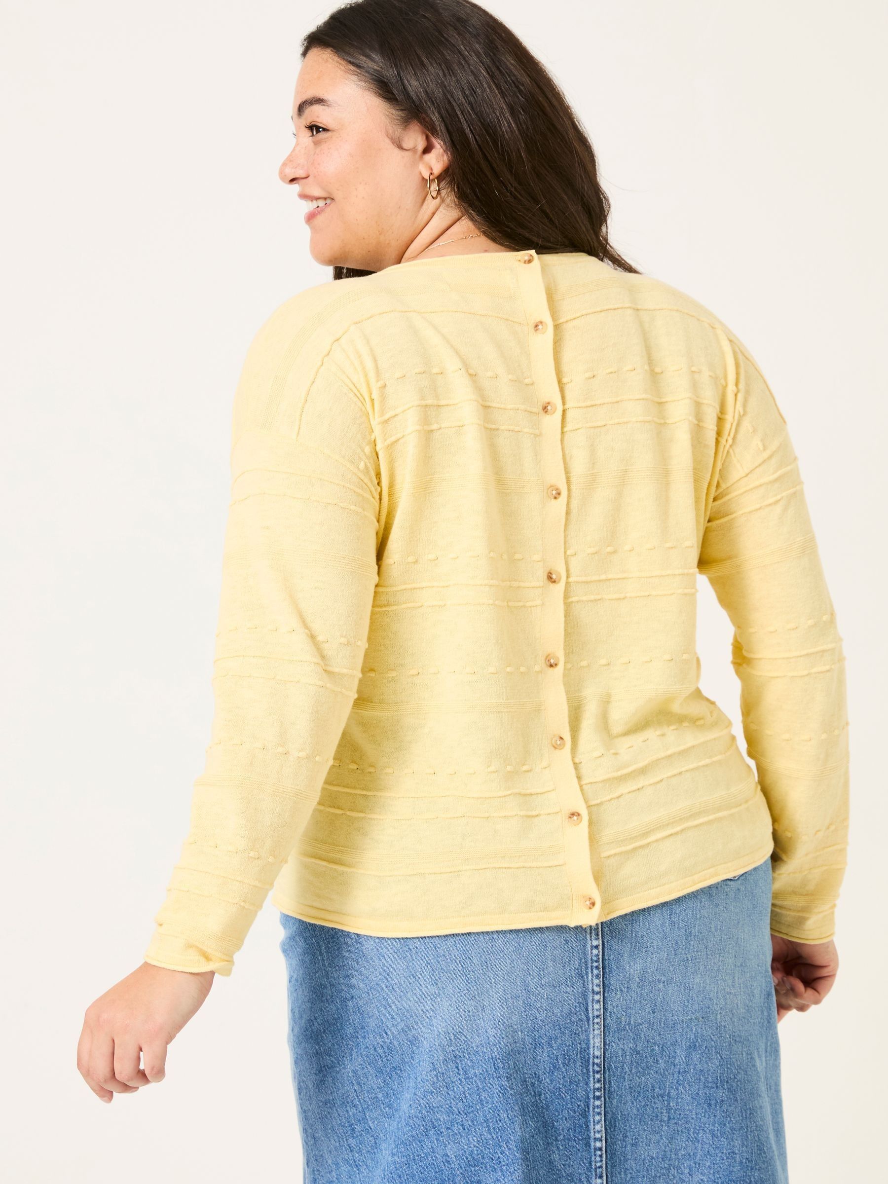 Isabelle Yellow Knitted Jumper - Image 6 of 9