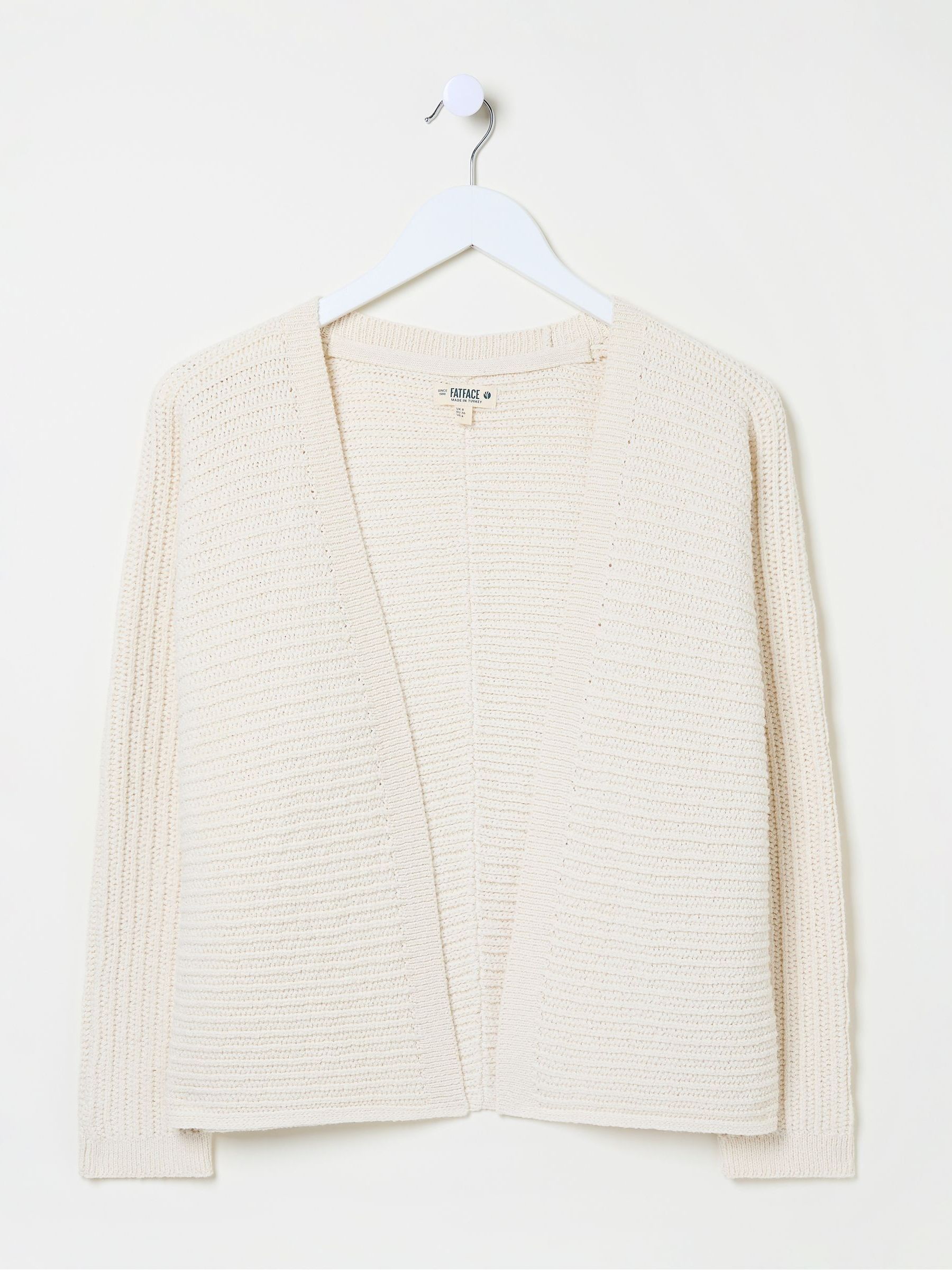 Kya Ivory Knitted Kimono Cardigan - Image 9 of 9