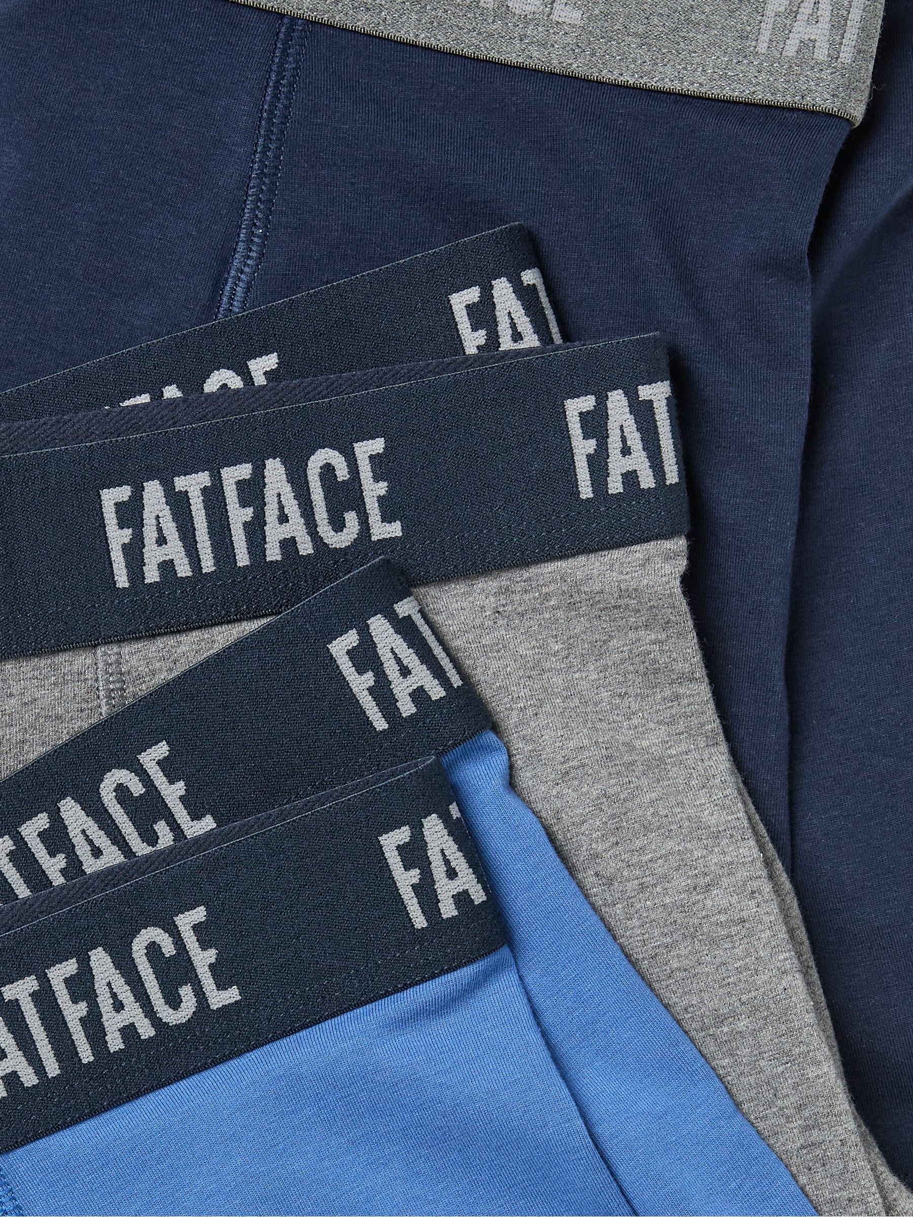 Blue & Grey Classic Boxers 3 Pack - Image 2 of 2