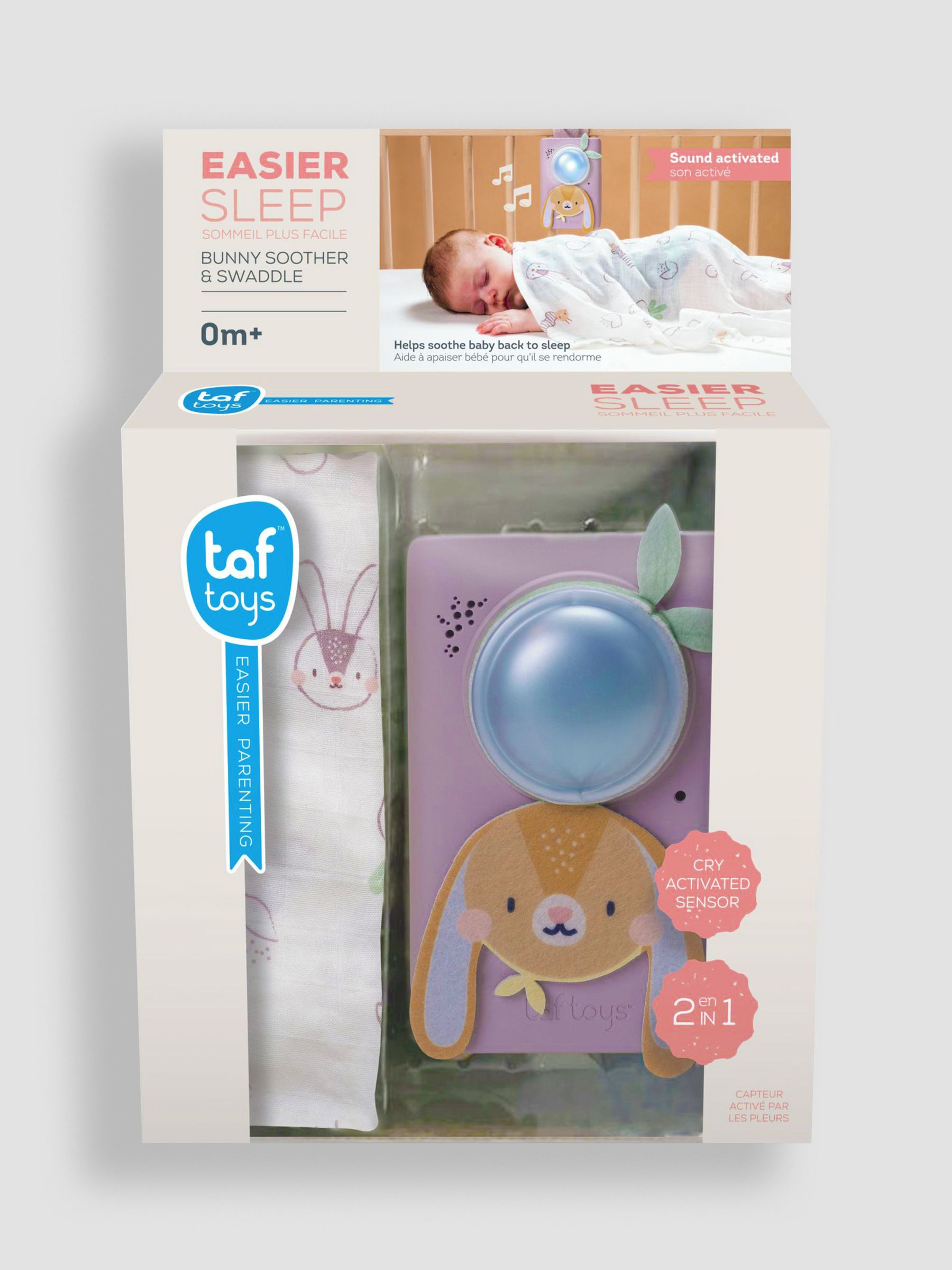 Taf Toys Bunny Soother and Swaddle Set - Image 1 of 5