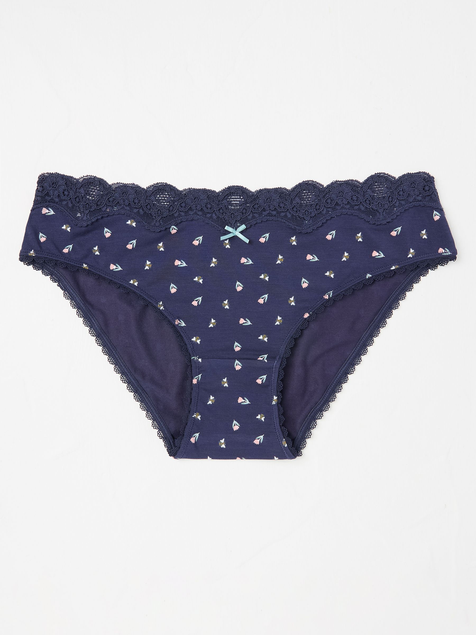Navy Blue Tulip Mini Knickers - Image 1 of 2
