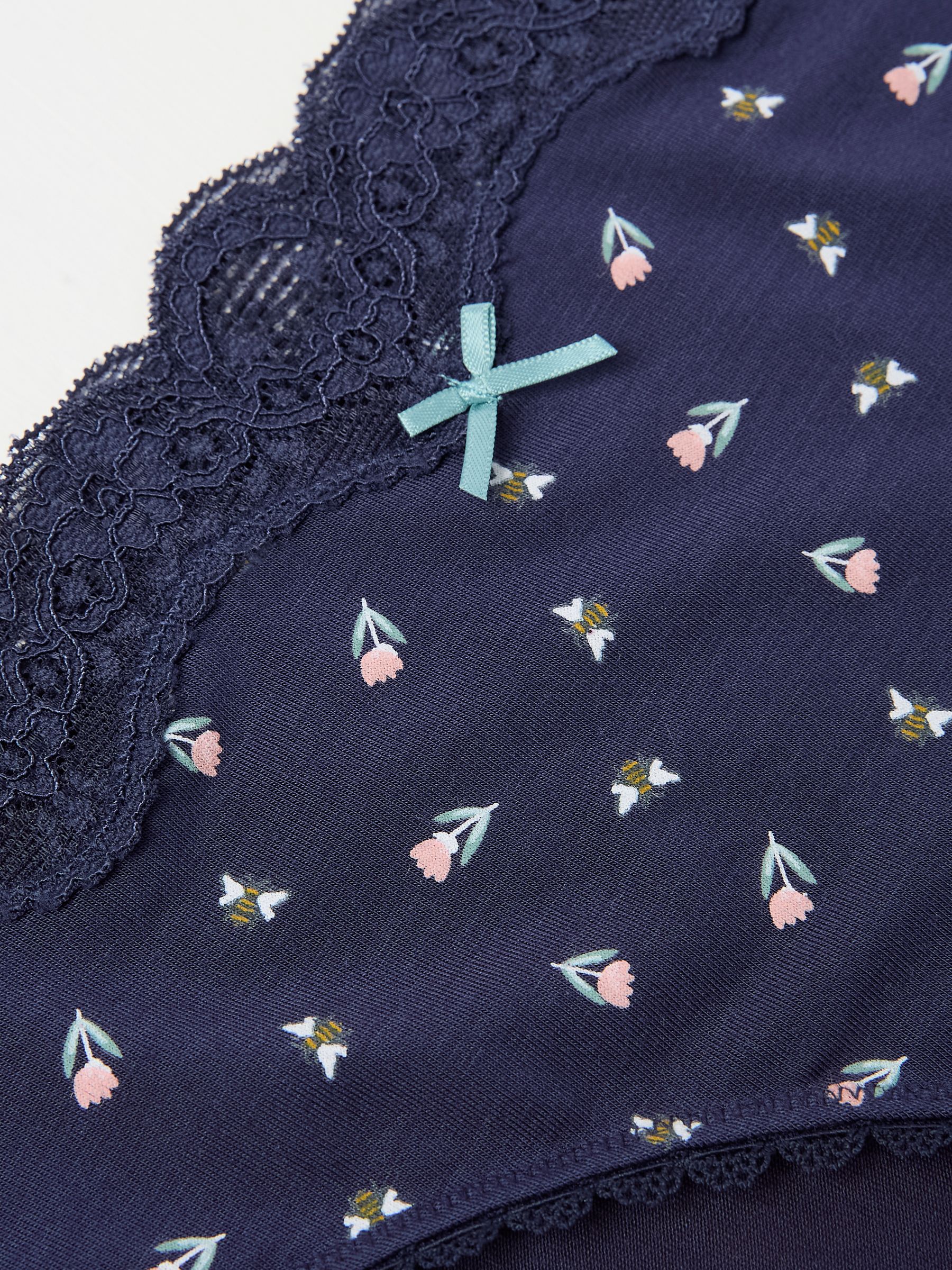 Navy Blue Tulip Mini Knickers - Image 2 of 2
