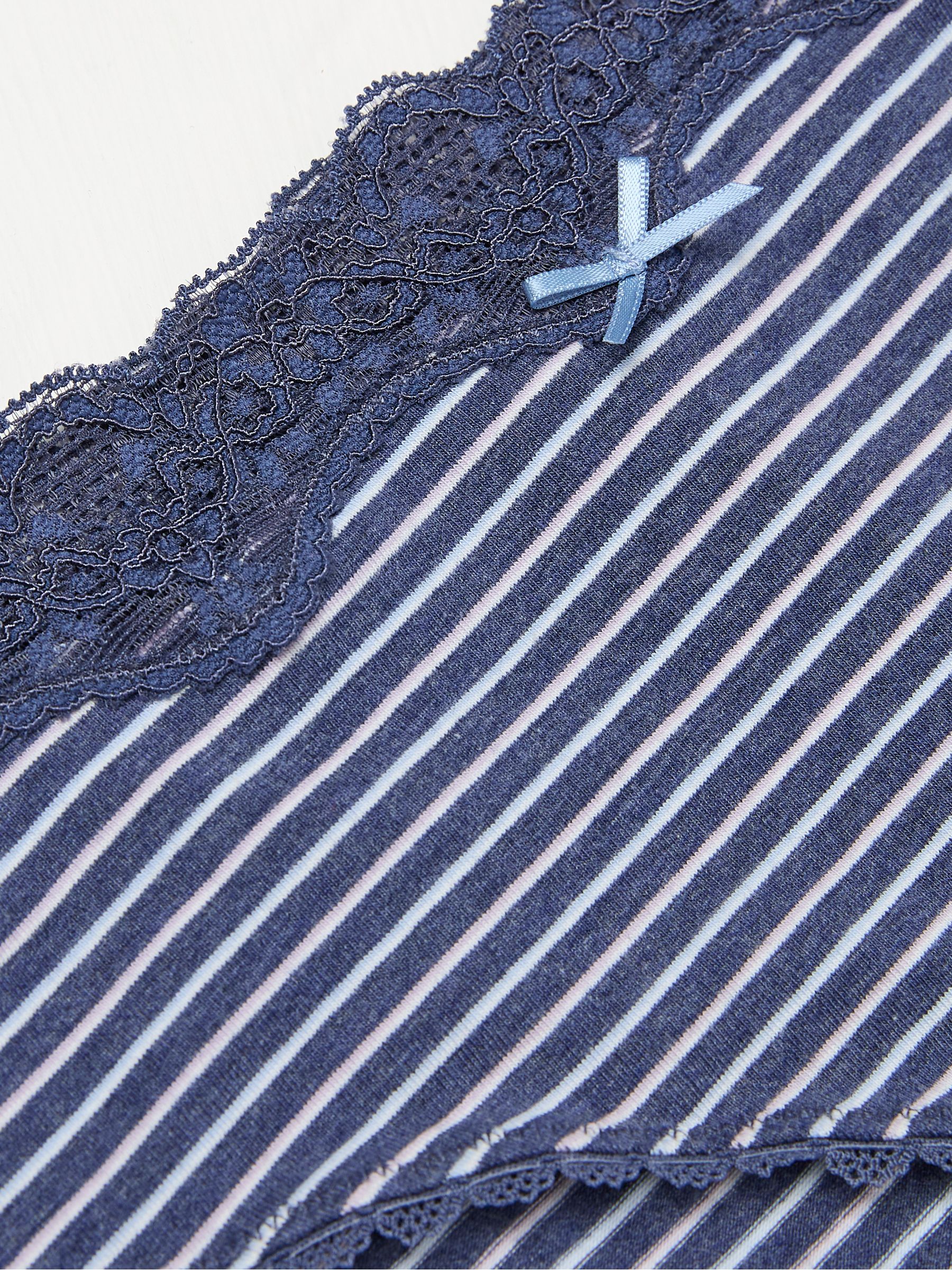 Blue Striped Mini Knickers - Image 2 of 2