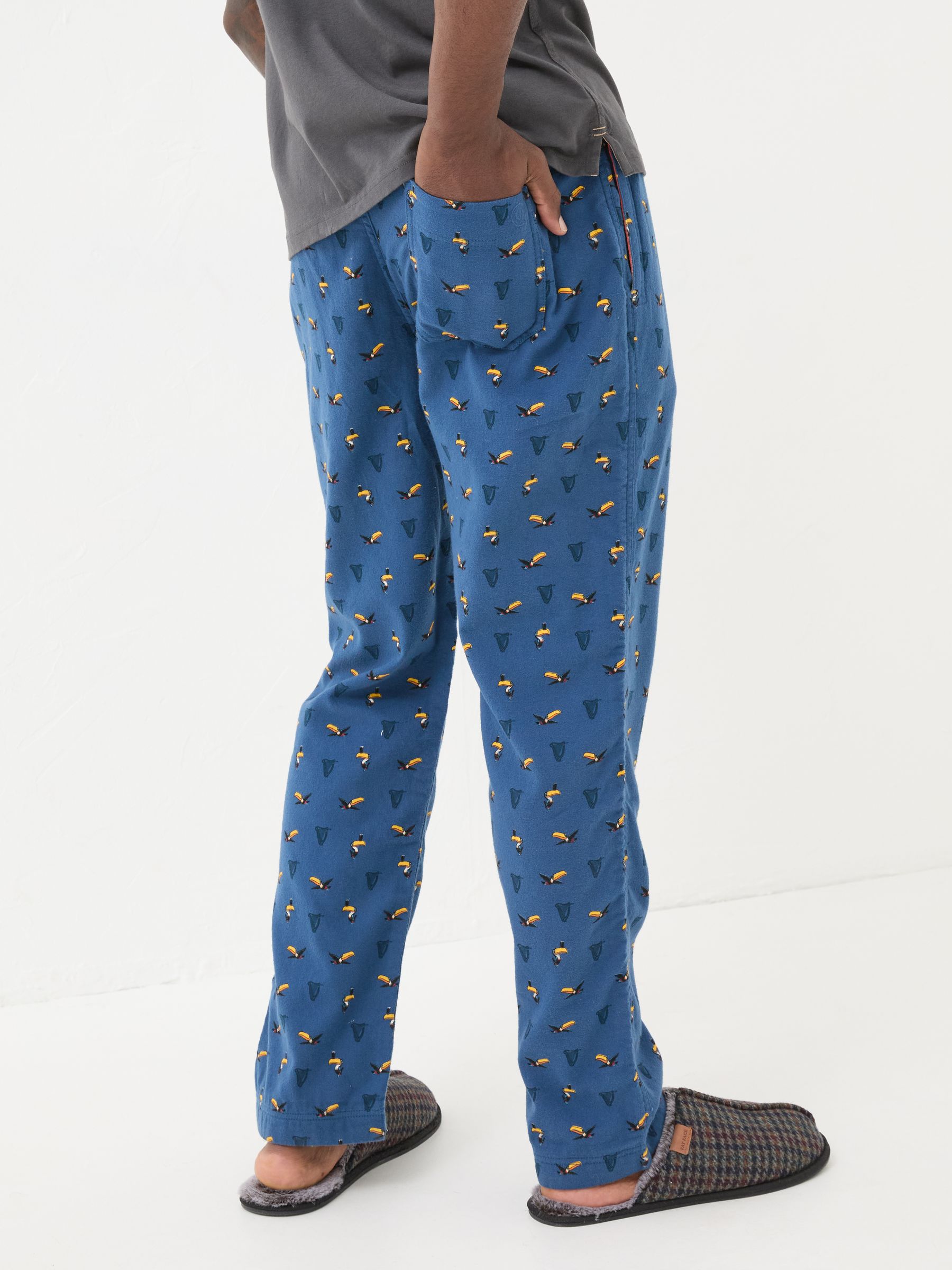 Navy Guinness Print Pyjama Bottoms - Image 2 of 7
