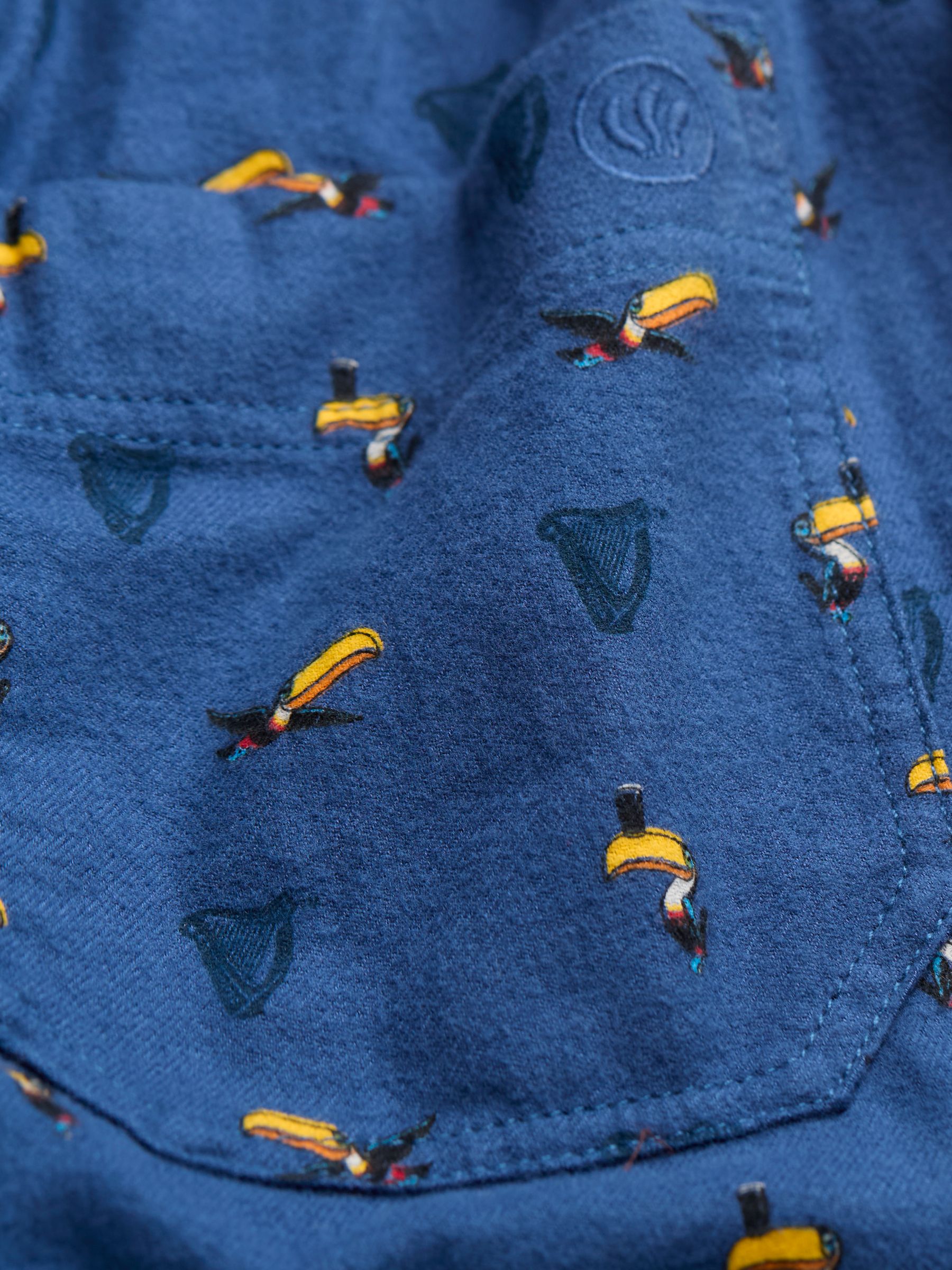 Navy Guinness Print Pyjama Bottoms - Image 7 of 7