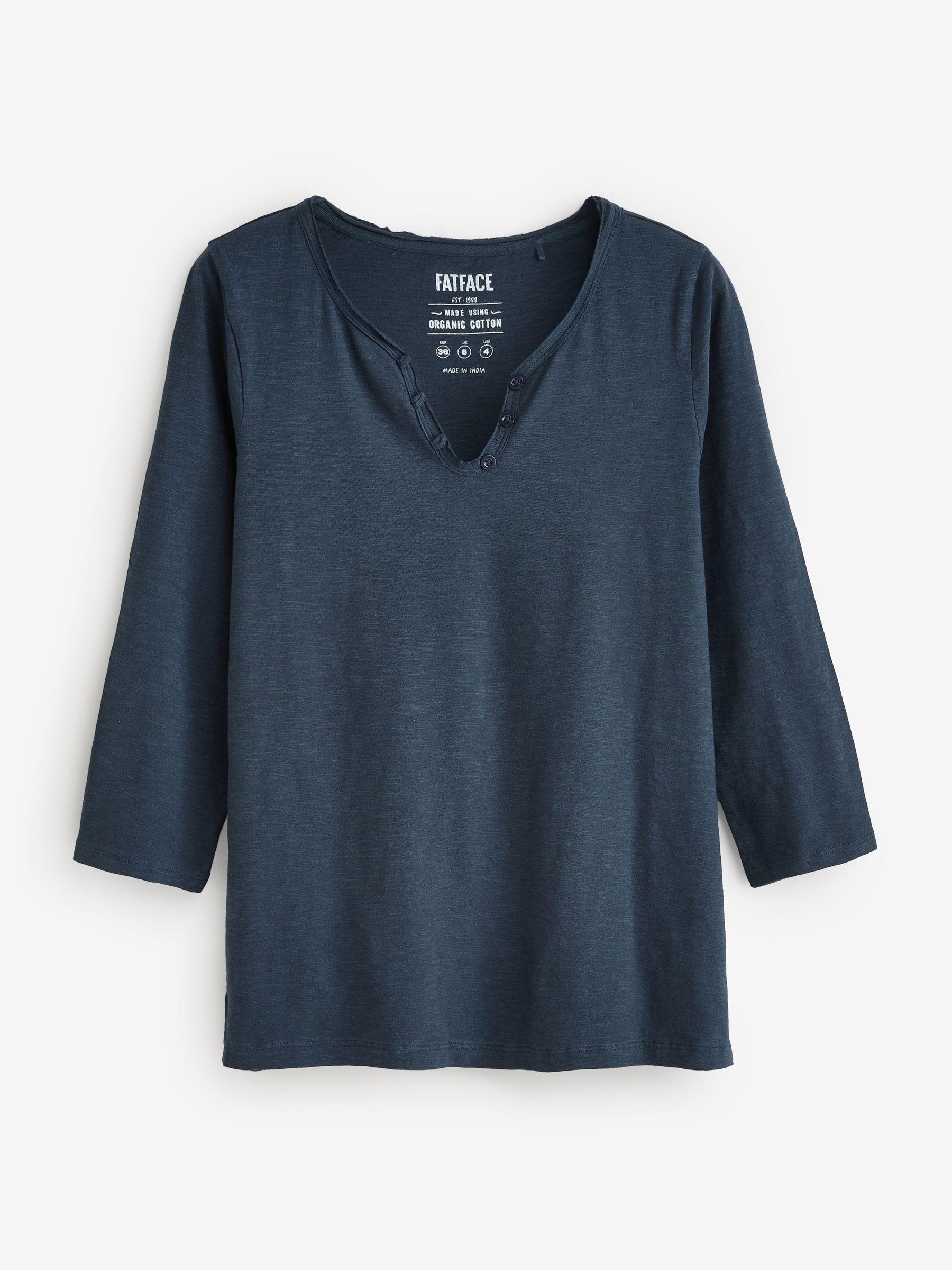Navy 100% Cotton Porter T-Shirt - Image 1 of 1