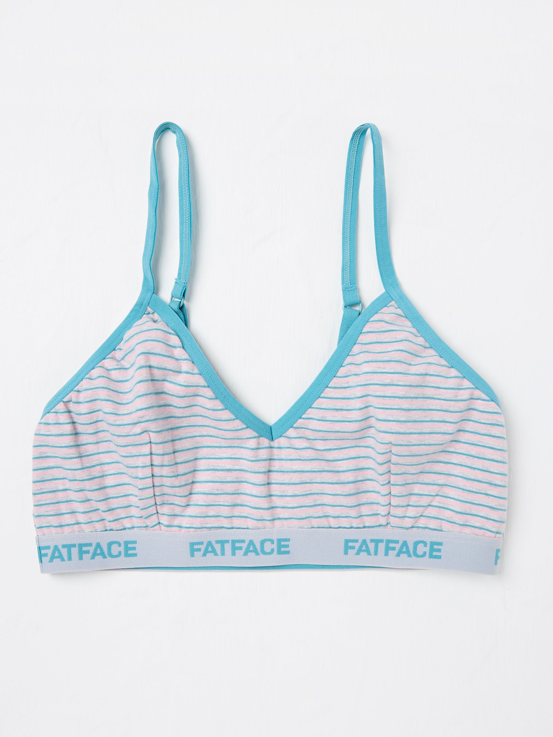 Grey Striped Bralette - Image 1 of 2