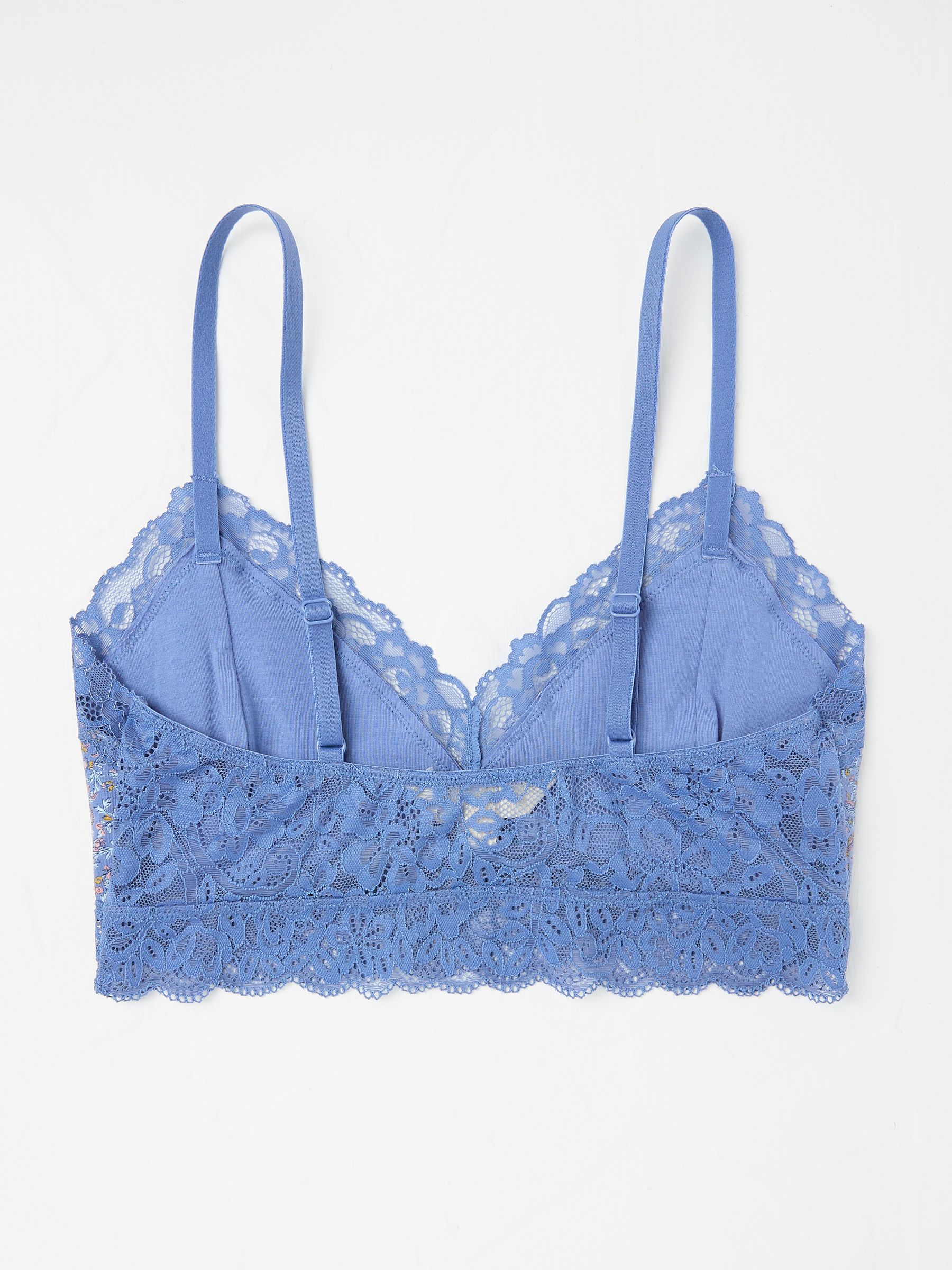 Blue Vine Floral Bralette - Image 2 of 2