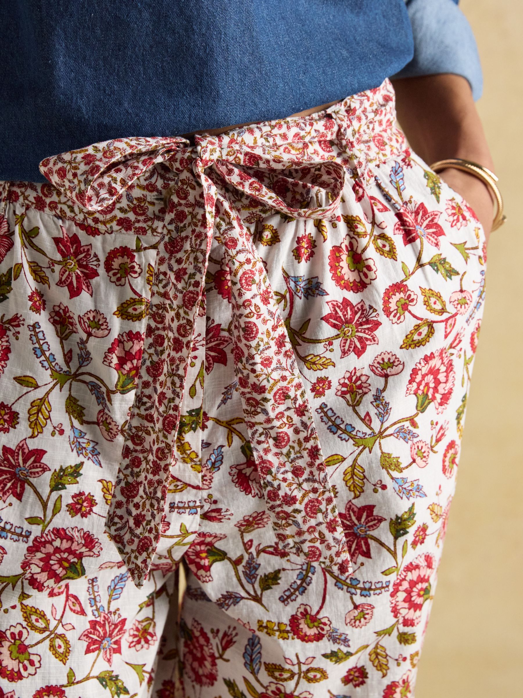 Multi Tie Waist Pull On Trousers - Image 5 of 9