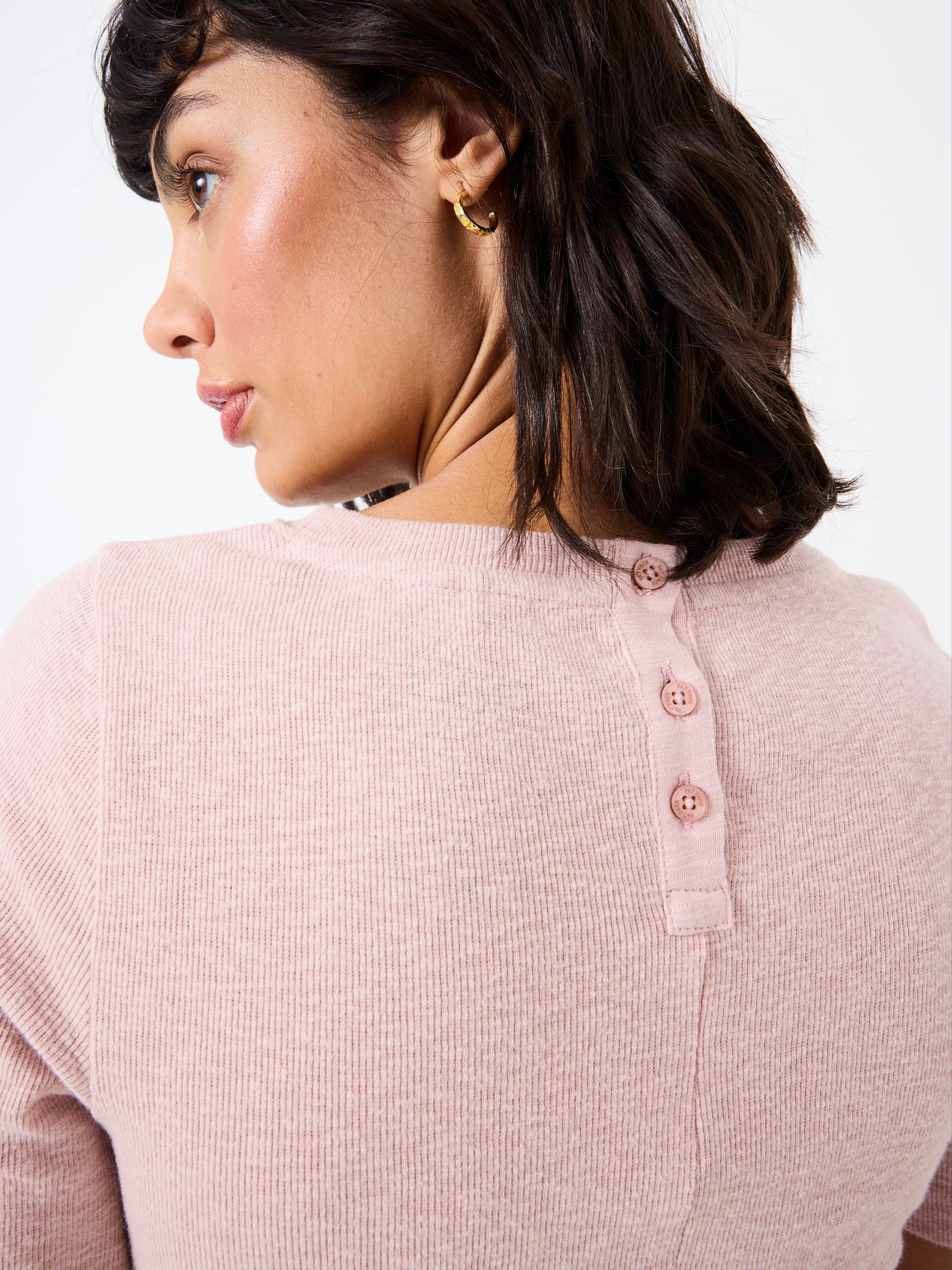 Callie Blush Pink Short Sleeve Top - Image 4 of 5