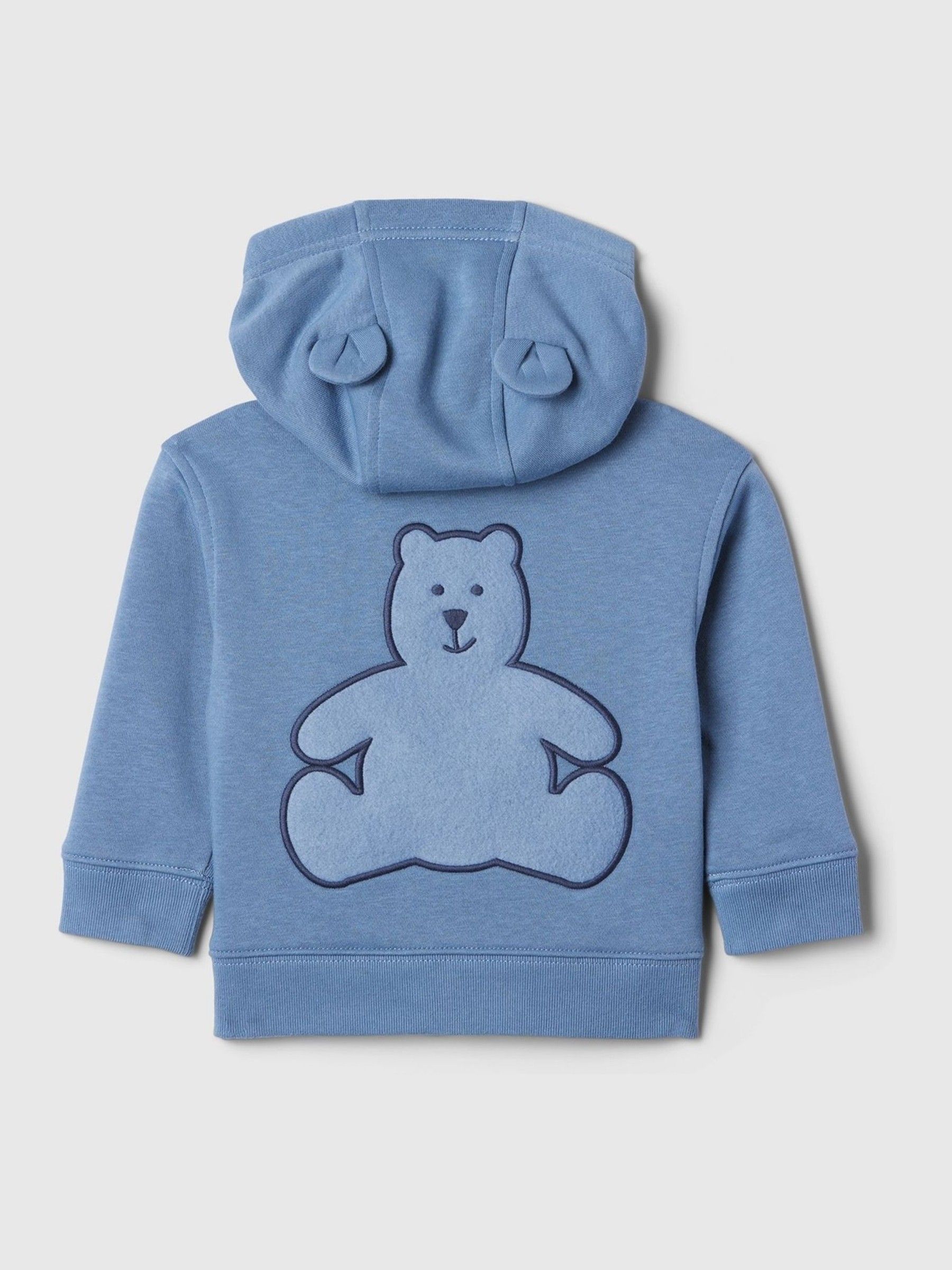 Blue Logo Vintage Zip Up Hoodie (Newborn-24mths) - Image 2 of 3