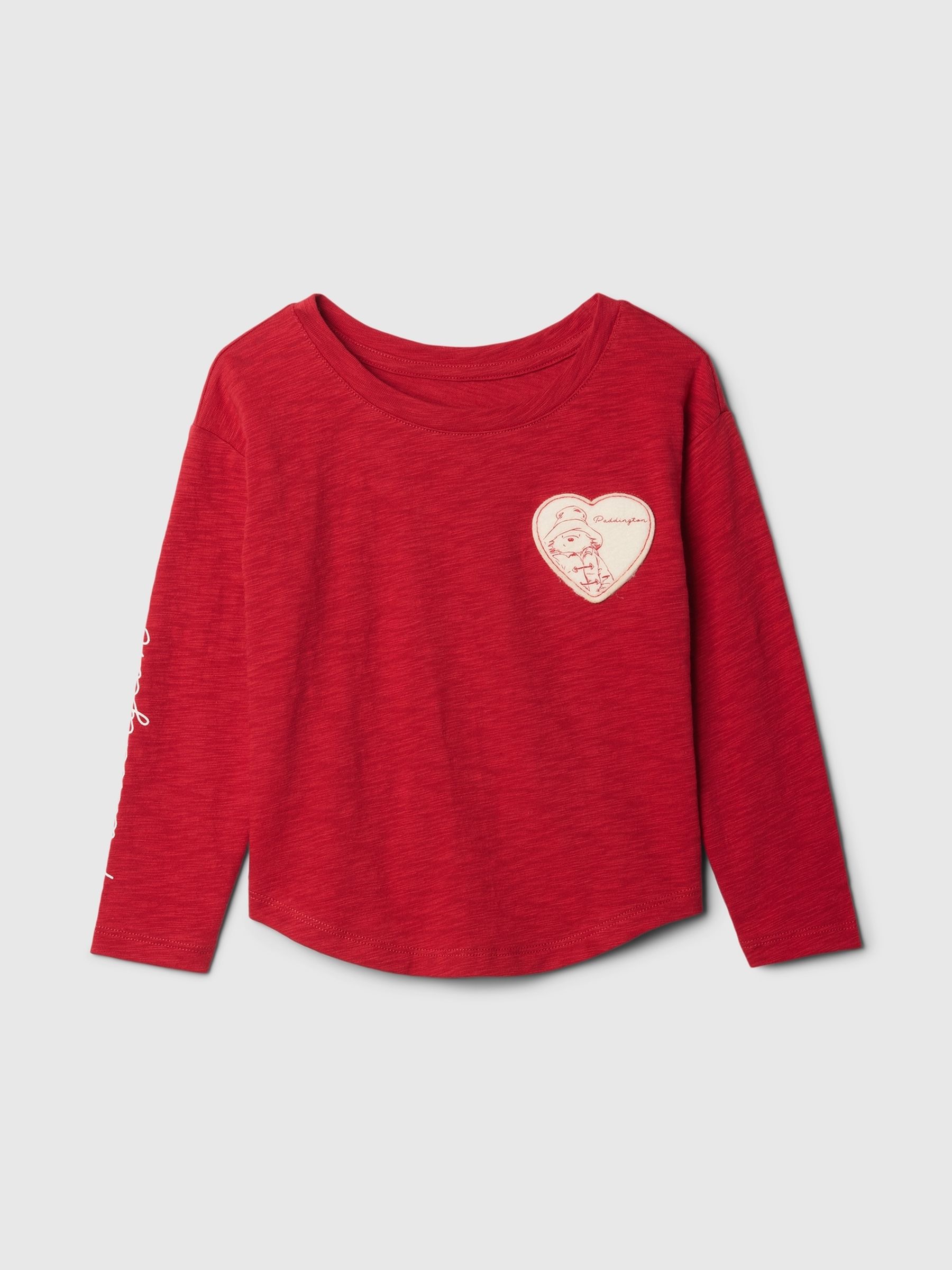 Red Paddington Graphic Long Sleeve Top (6mths-5yrs) - Image 1 of 2