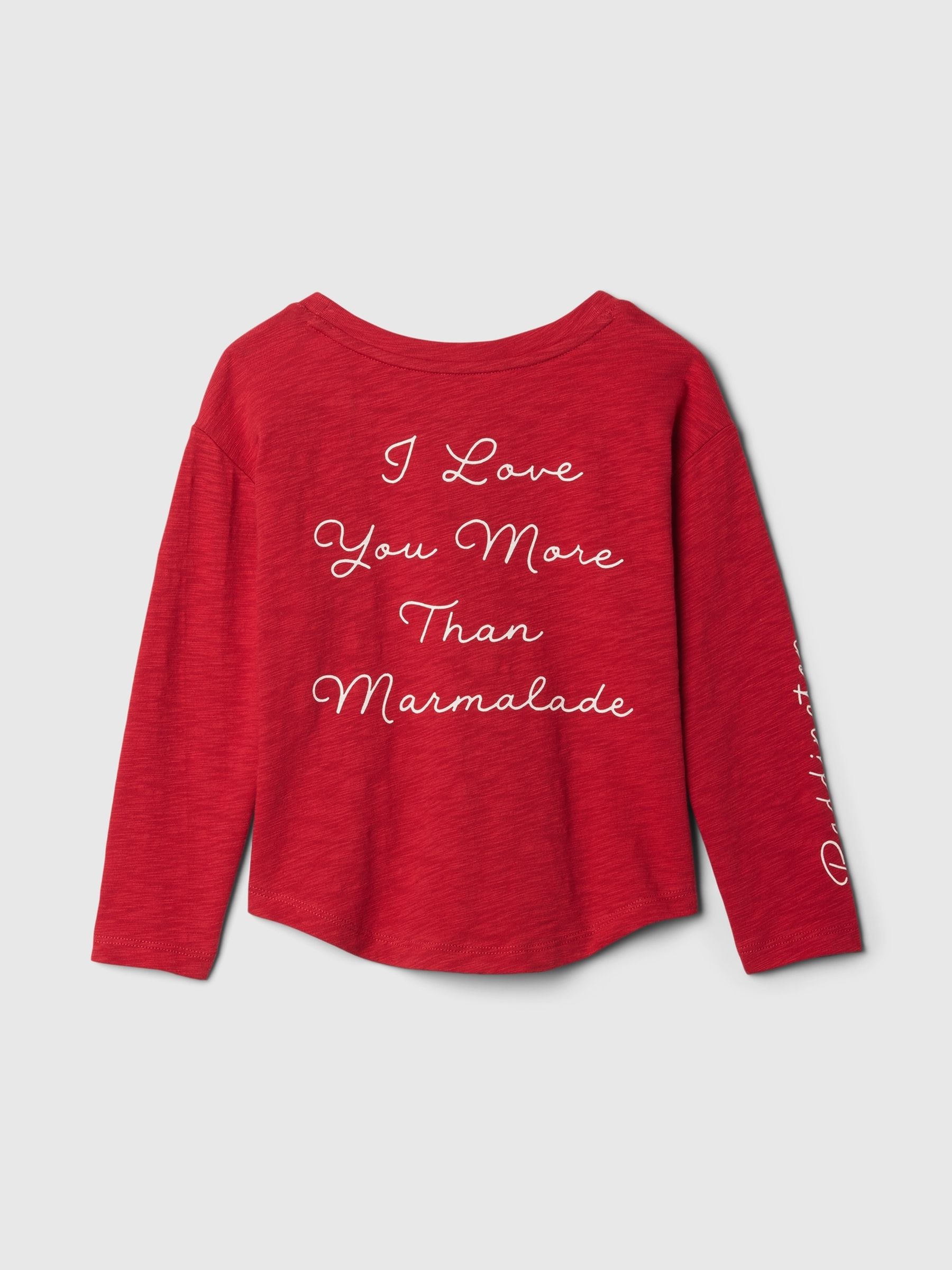 Red Paddington Graphic Long Sleeve Top (6mths-5yrs) - Image 2 of 2