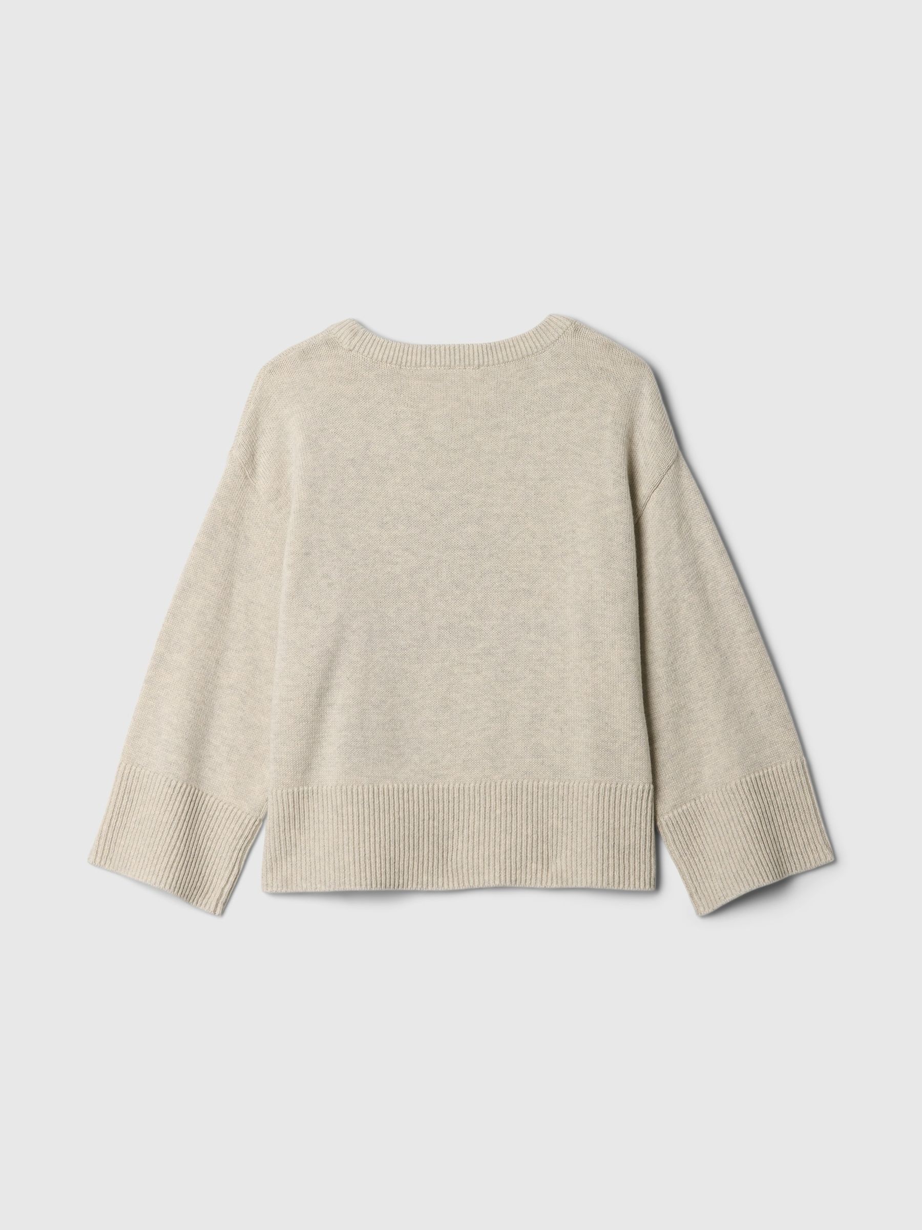 Grey Paddington Split-Hem Jumper (6mths-5yrs) - Image 2 of 3