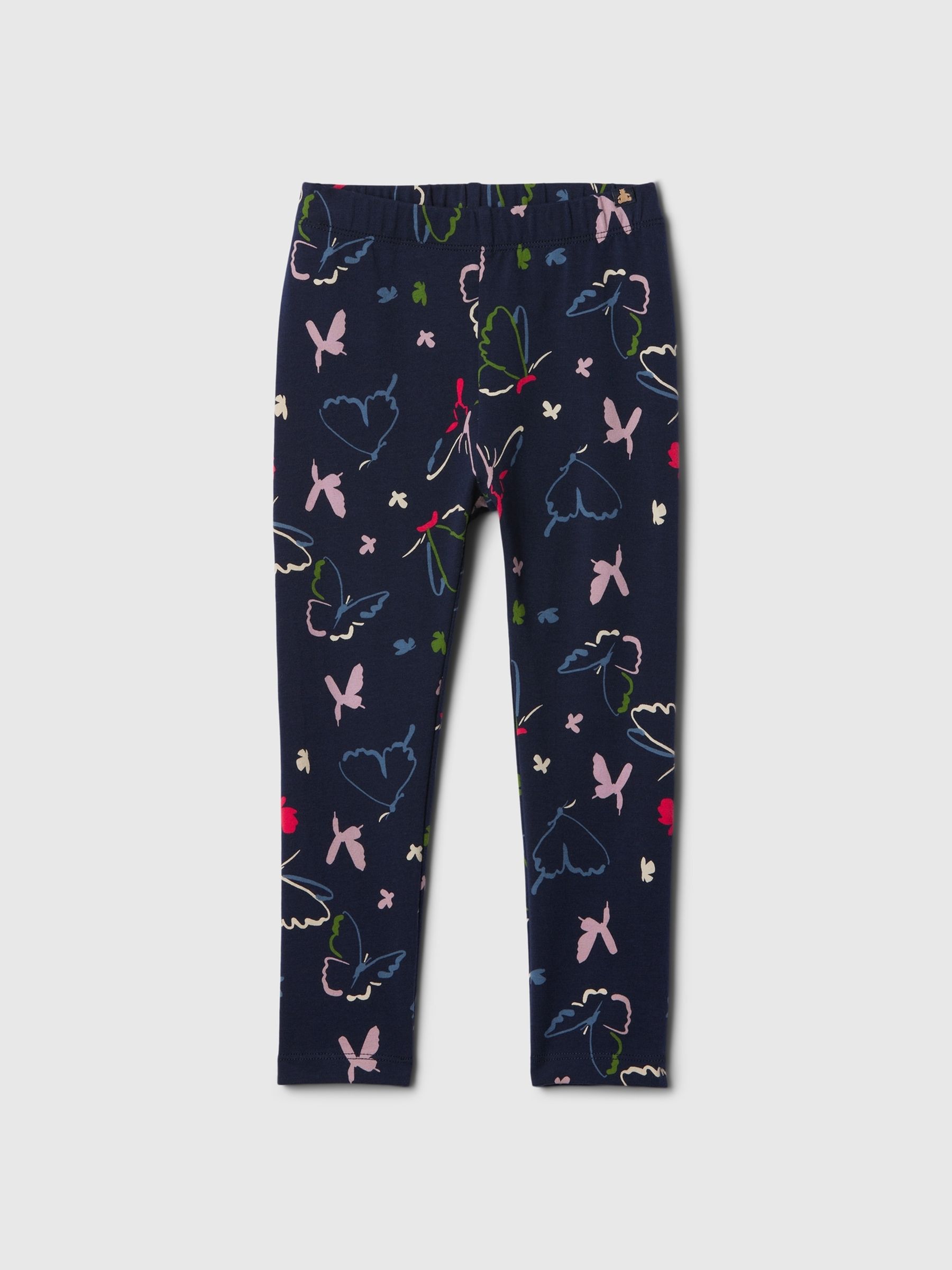 Navy Blue Butterfly Leggings (6mths-5yrs) - Image 1 of 1