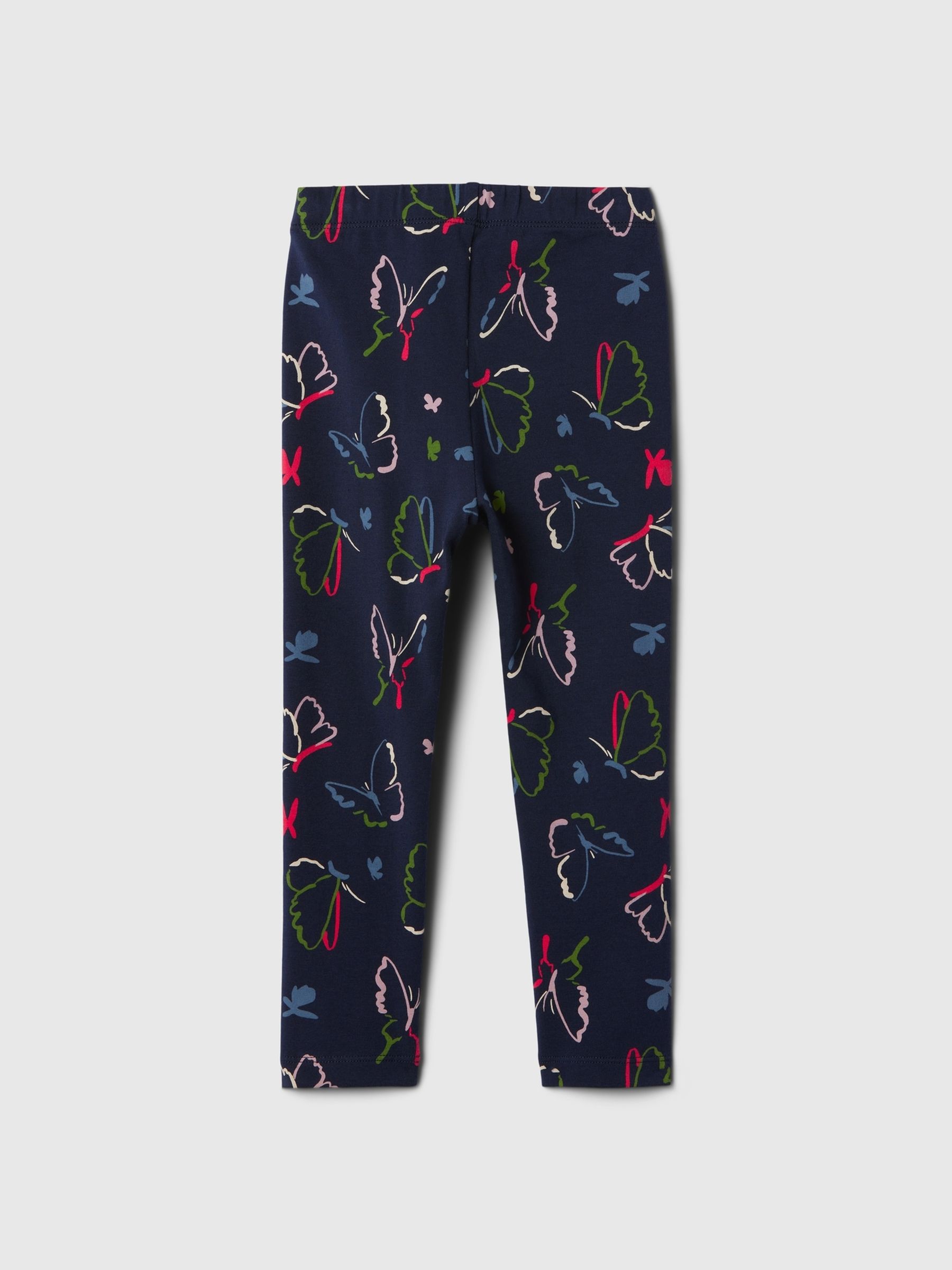 Navy Blue Butterfly Leggings (6mths-5yrs) - Image 2 of 2
