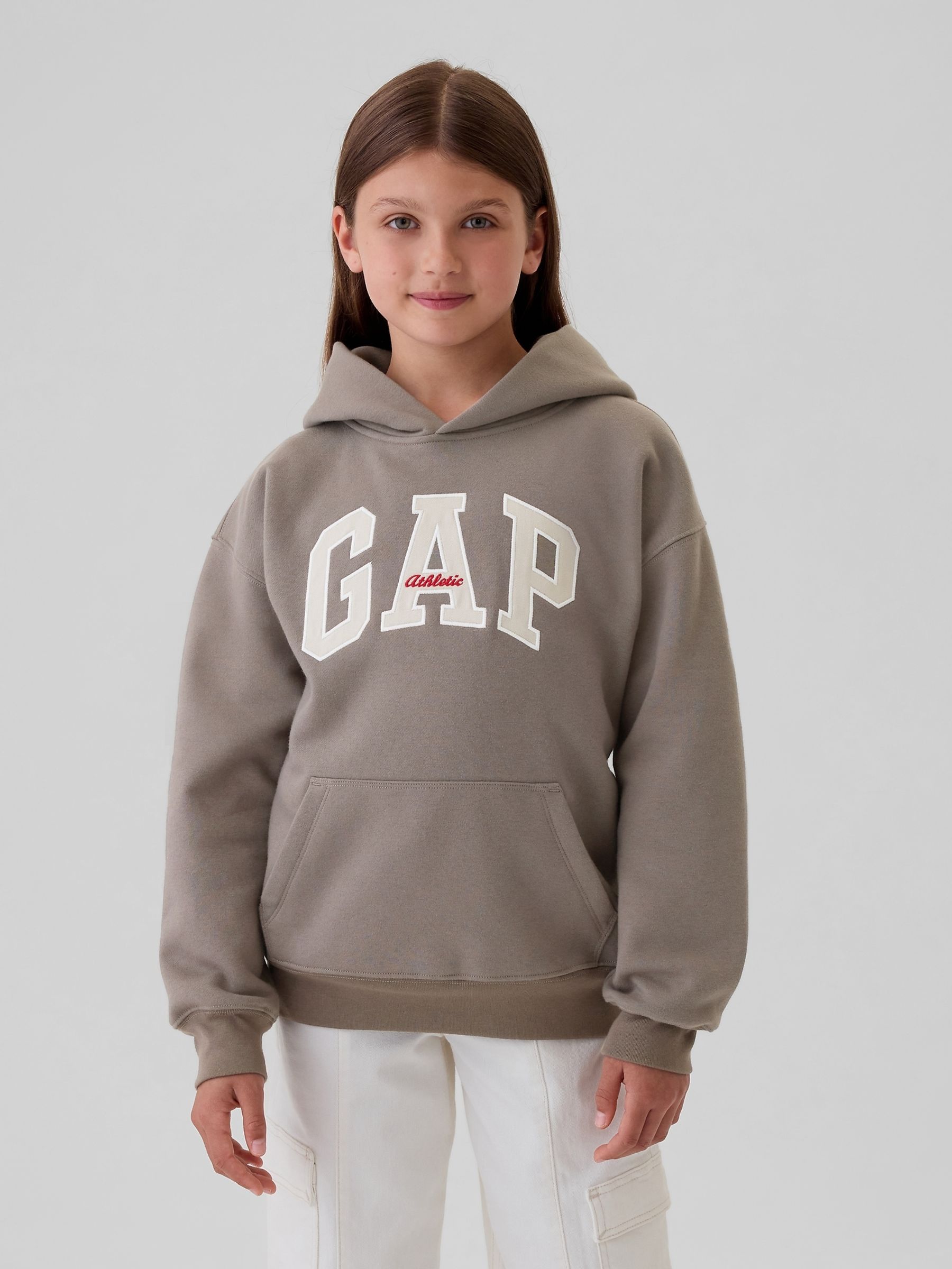 Brown Athletic Logo Hoodie (4-13yrs) - Image 4 of 5