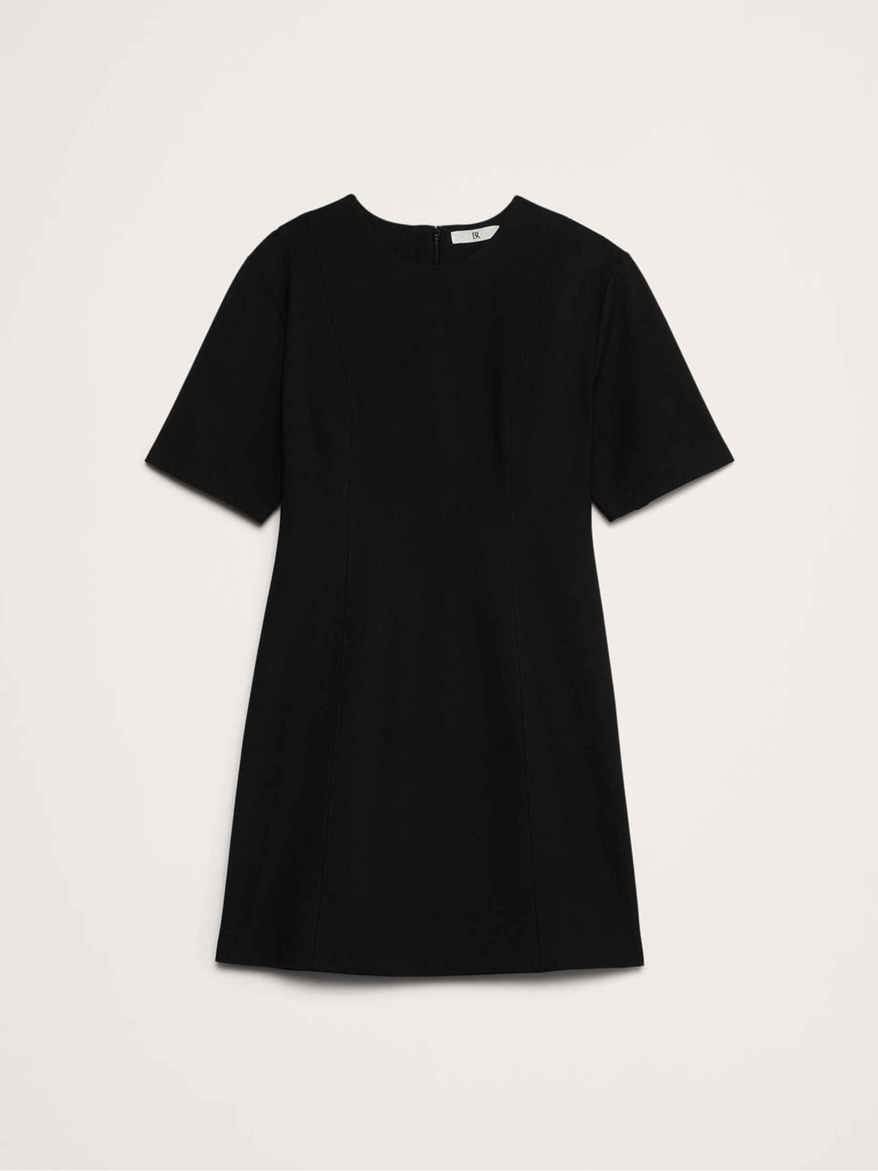 Banana Republic Black Mini Shift Dress - Image 4 of 4