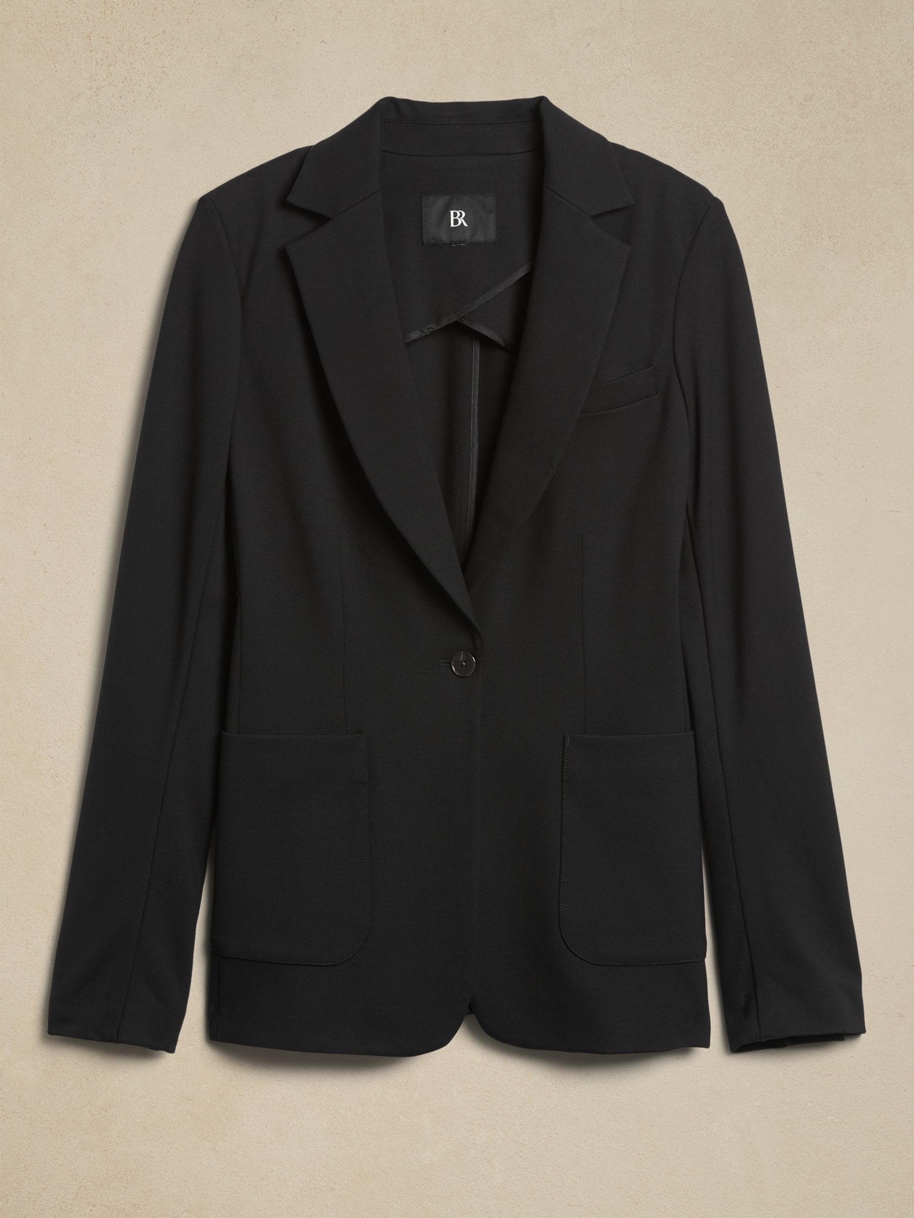 Banana Republic Black Everywhere Ponte Blazer - Image 4 of 4
