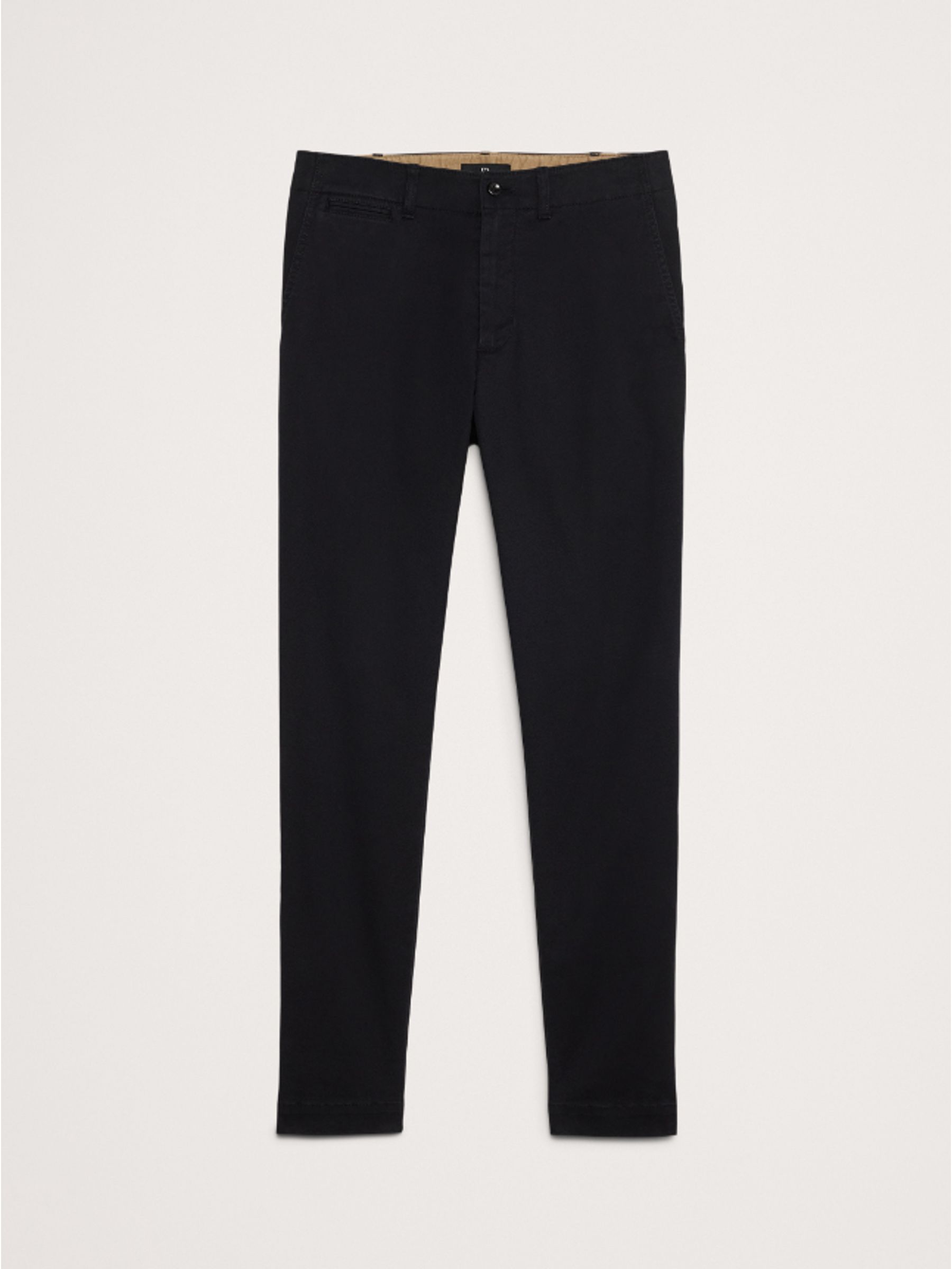 Banana Republic Black Authentic Slim Stretch Chinos - Image 4 of 4