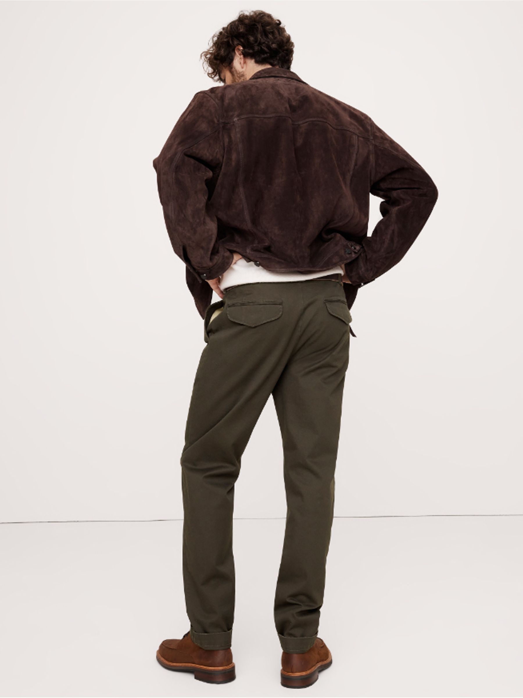 Banana Republic Brown Authentic Slim Stretch Chinos - Image 2 of 4
