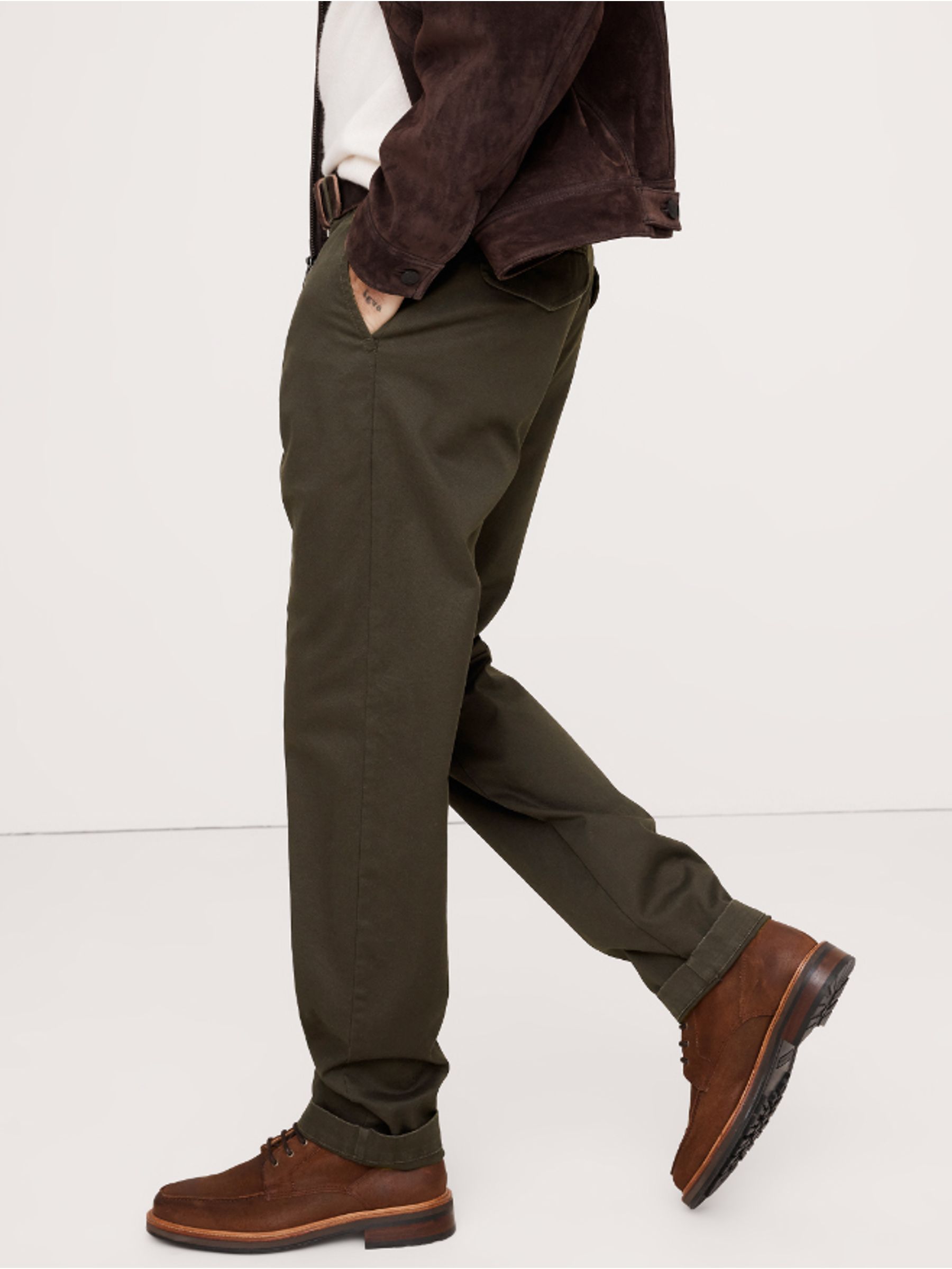 Banana Republic Brown Authentic Slim Stretch Chinos - Image 3 of 4