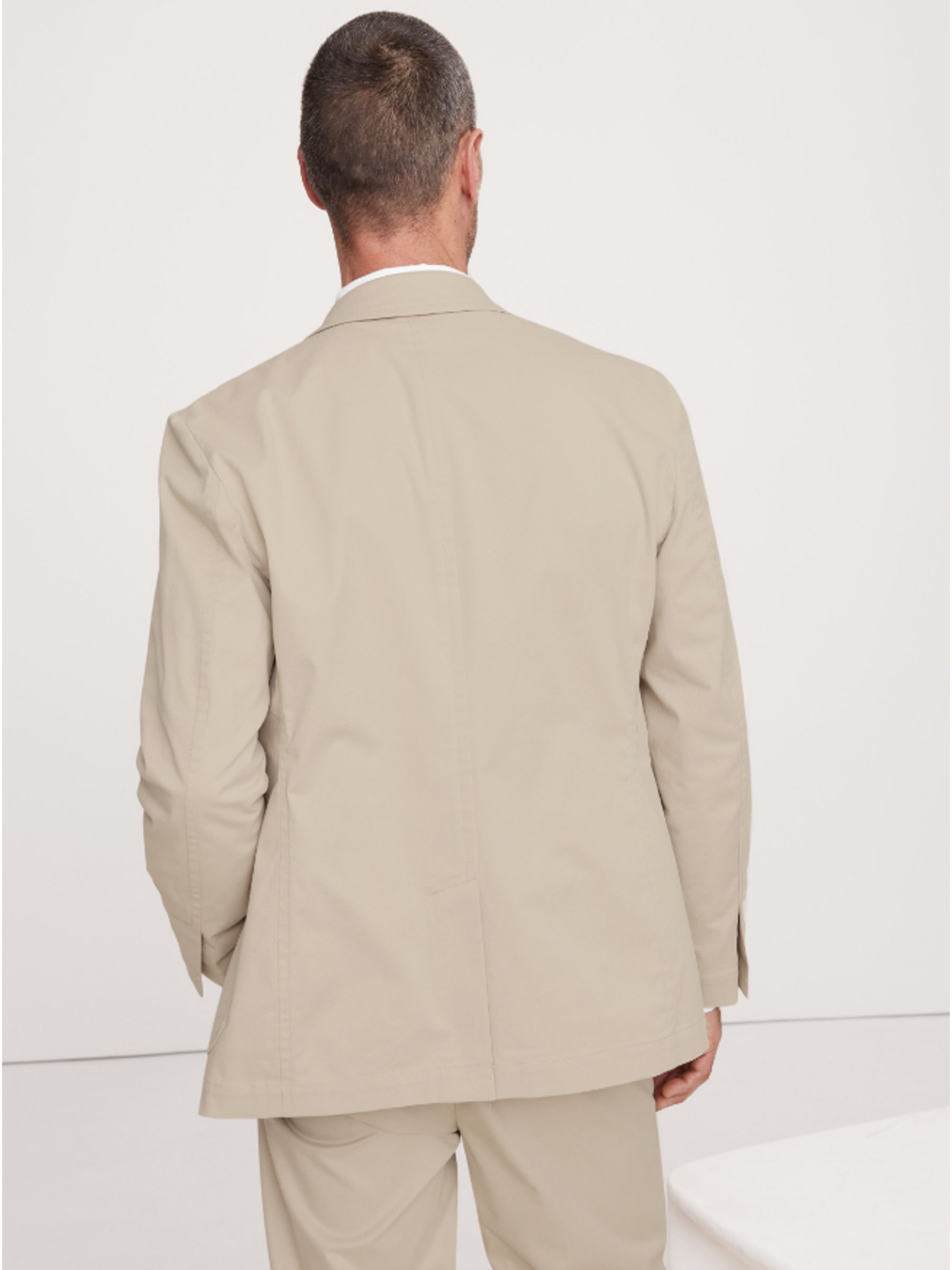 Banana Republic Cream Italian Stretch Blazer - Image 2 of 6