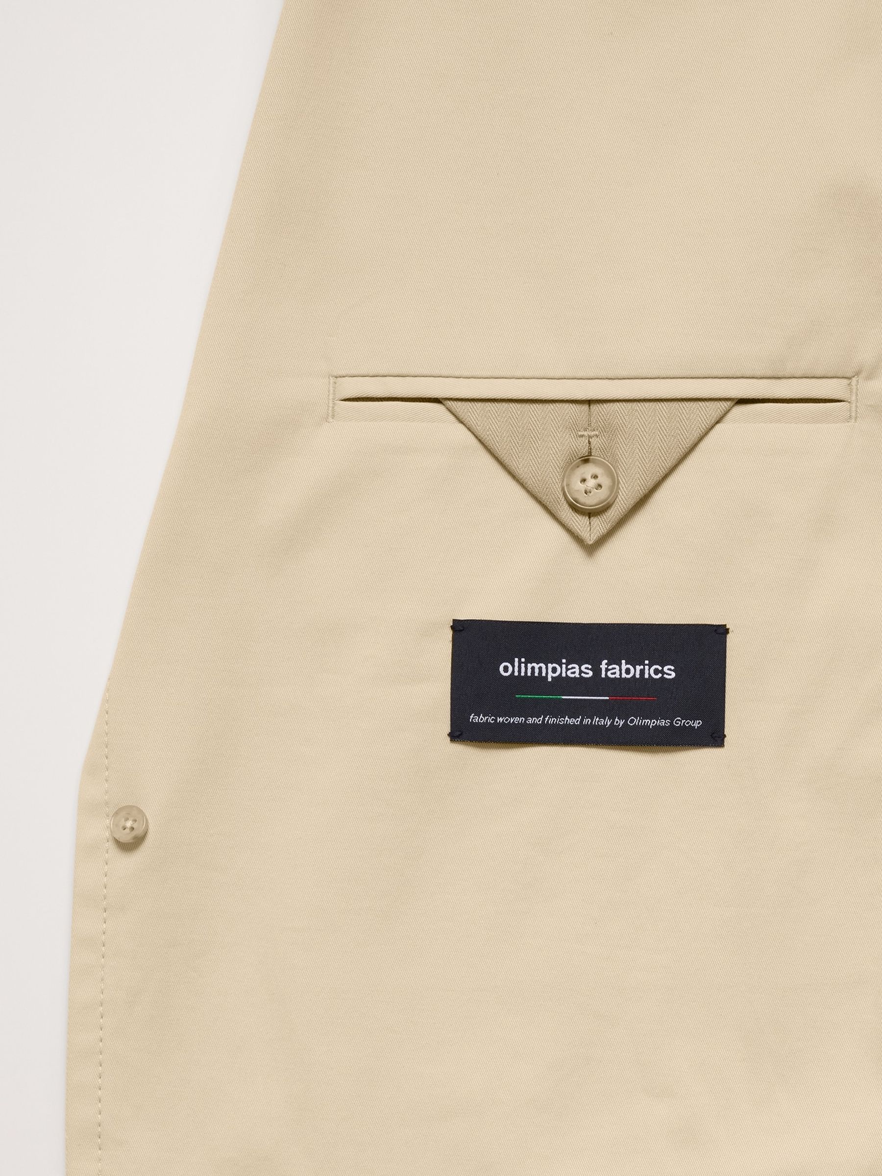 Banana Republic Cream Italian Stretch Blazer - Image 6 of 6