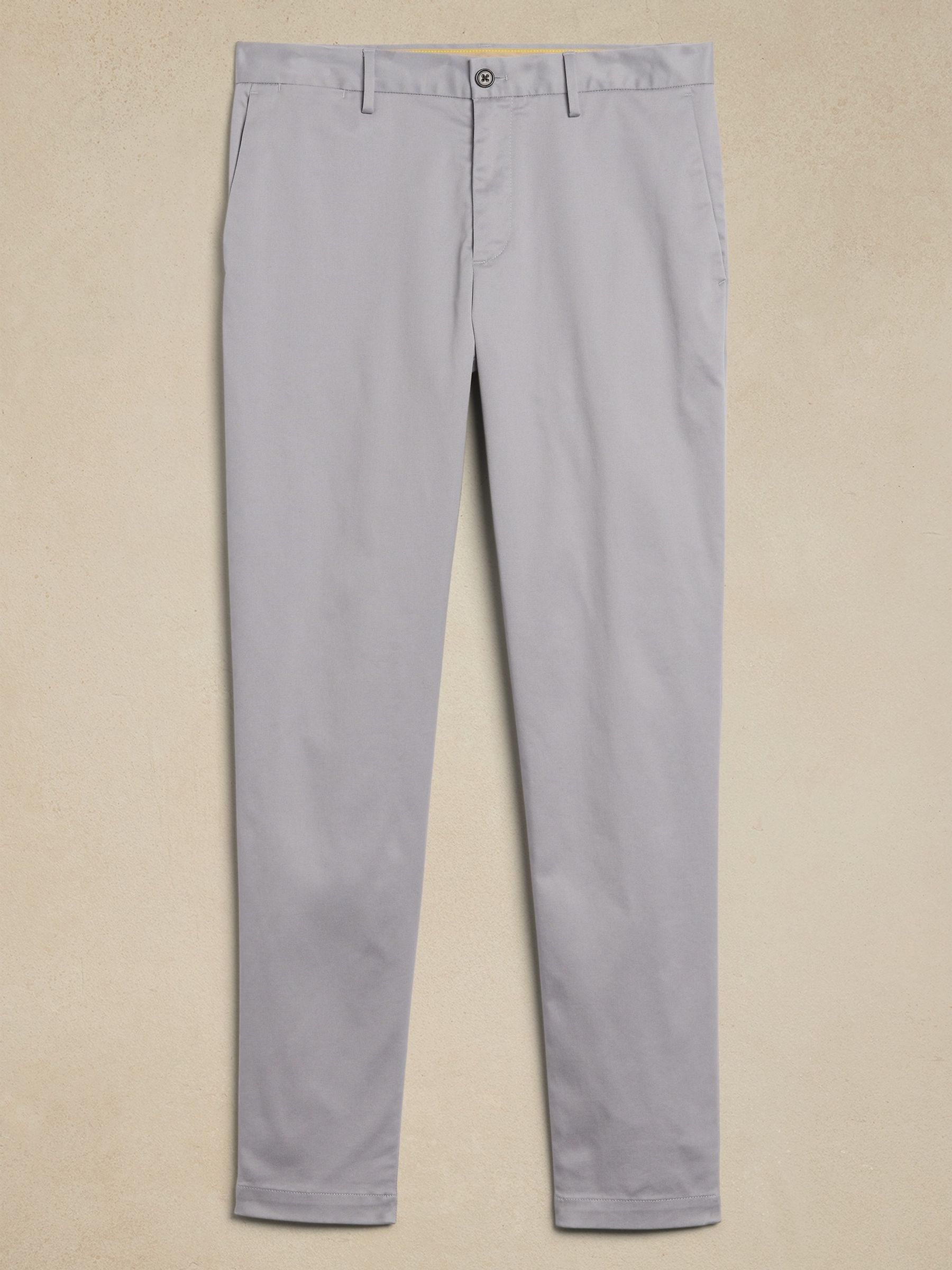 Banana Republic Grey Athletic Tapered Fit Chinos - Image 4 of 4