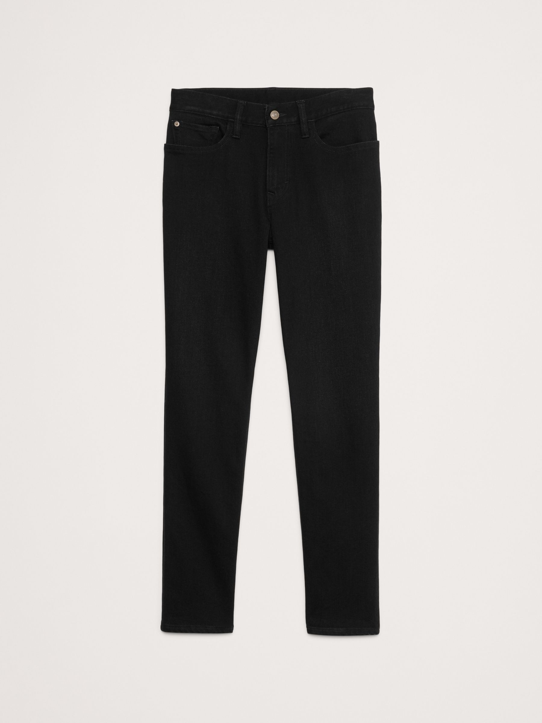 Banana Republic Black Slim Traveler Jeans 2.0 - Image 4 of 4