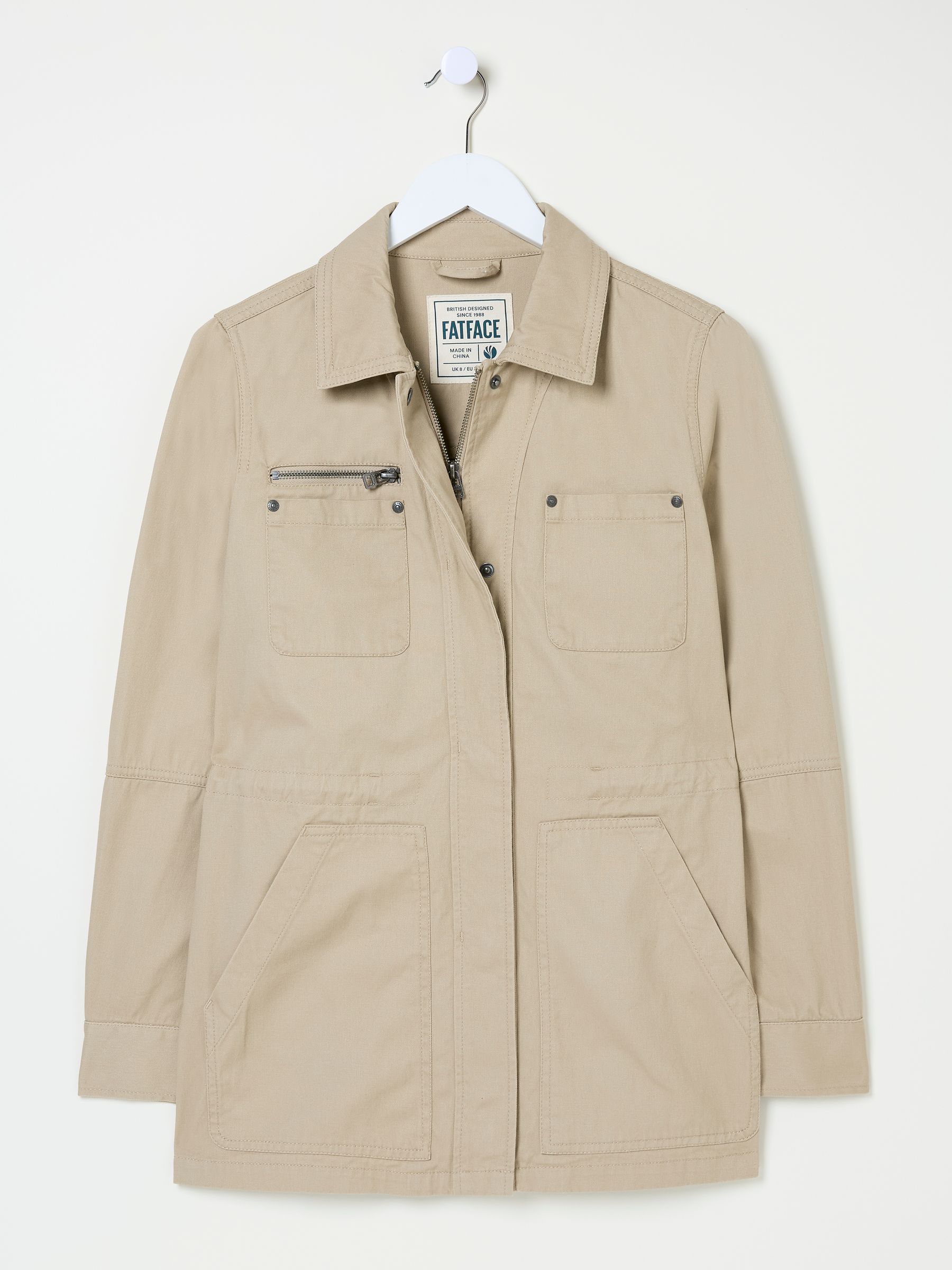 Laurie Stone 100% Cotton Field Jacket - Image 11 of 11