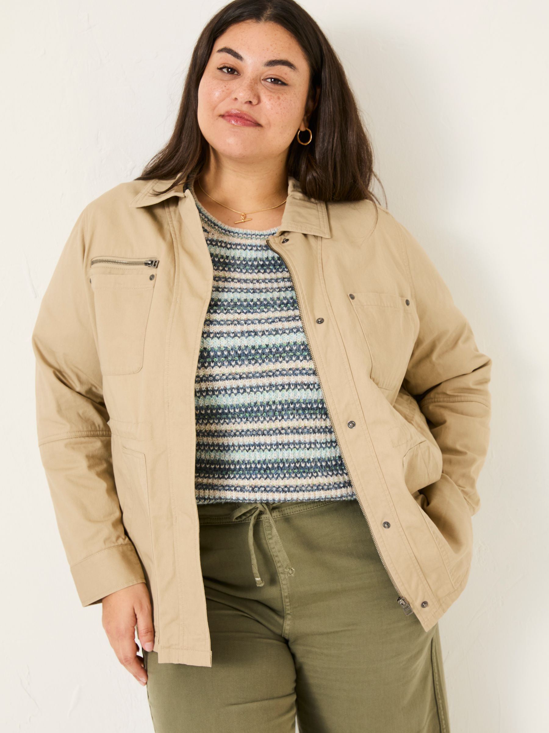 Laurie Stone 100% Cotton Field Jacket - Image 7 of 11