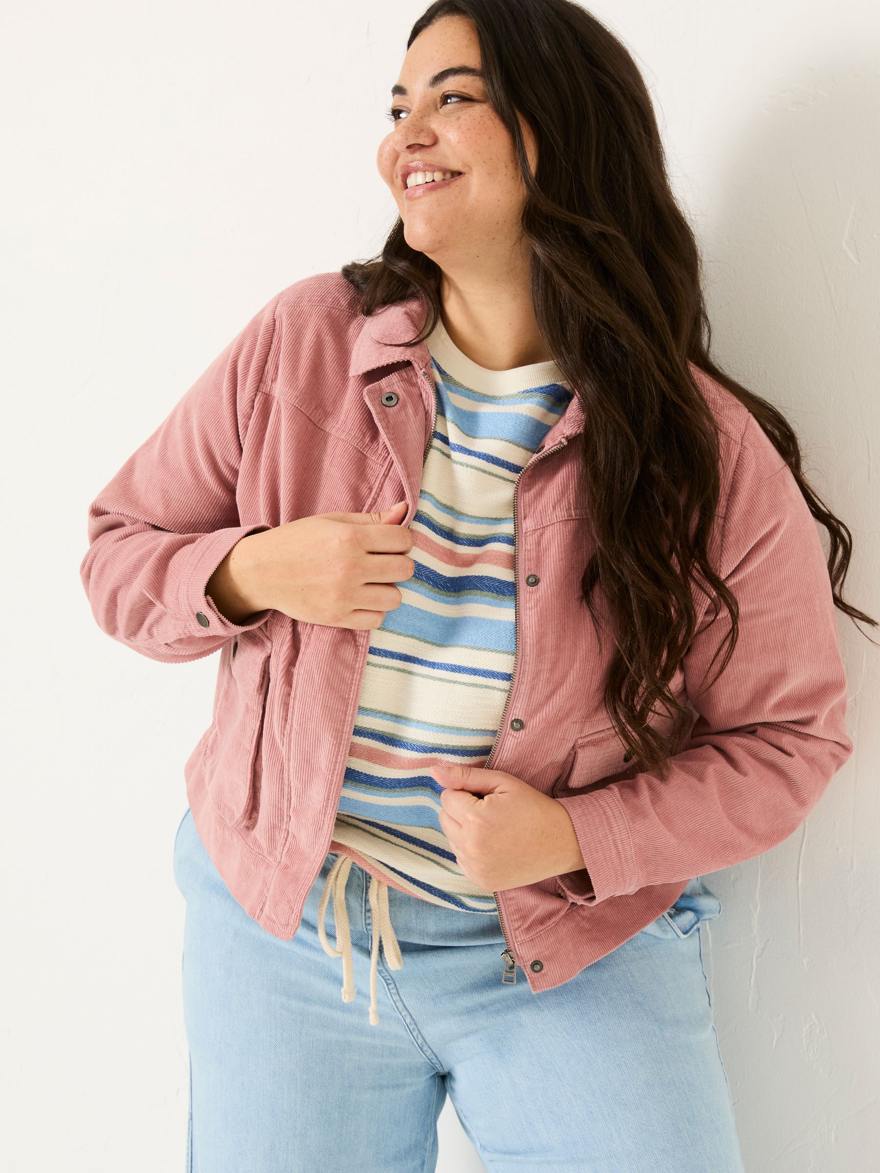 Sienna Pink Cord Jacket - Image 7 of 8