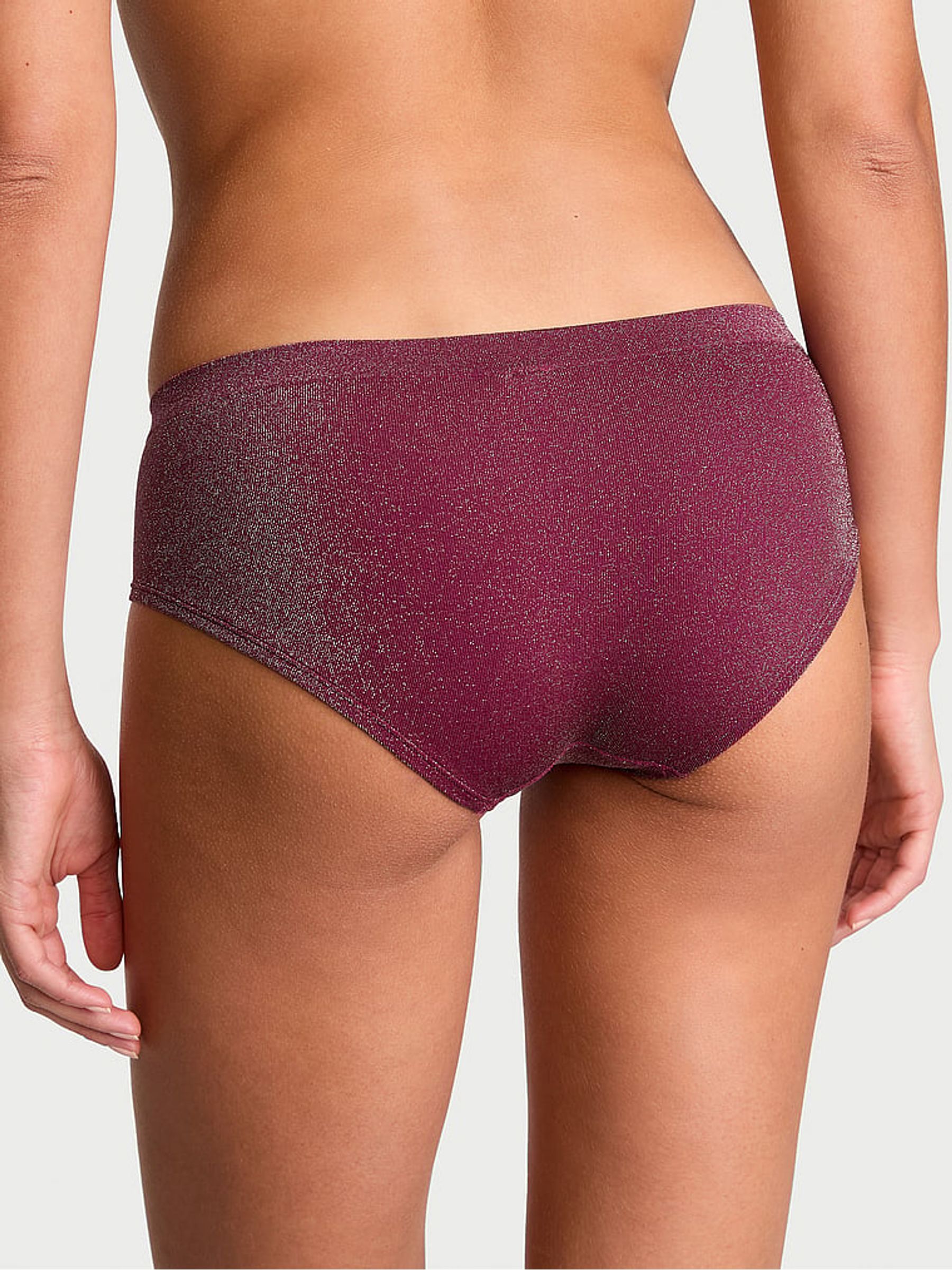 Plum Rouge Red Hipster Knickers - Image 2 of 3