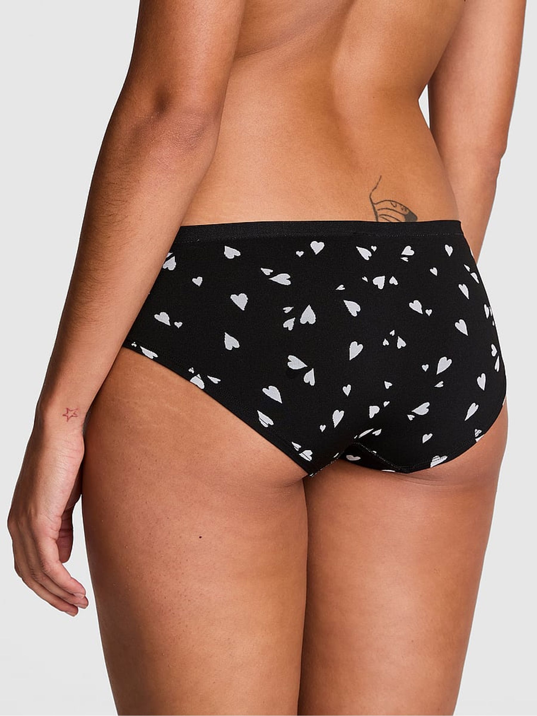 Black Hearts Hipster Knickers - Image 2 of 3