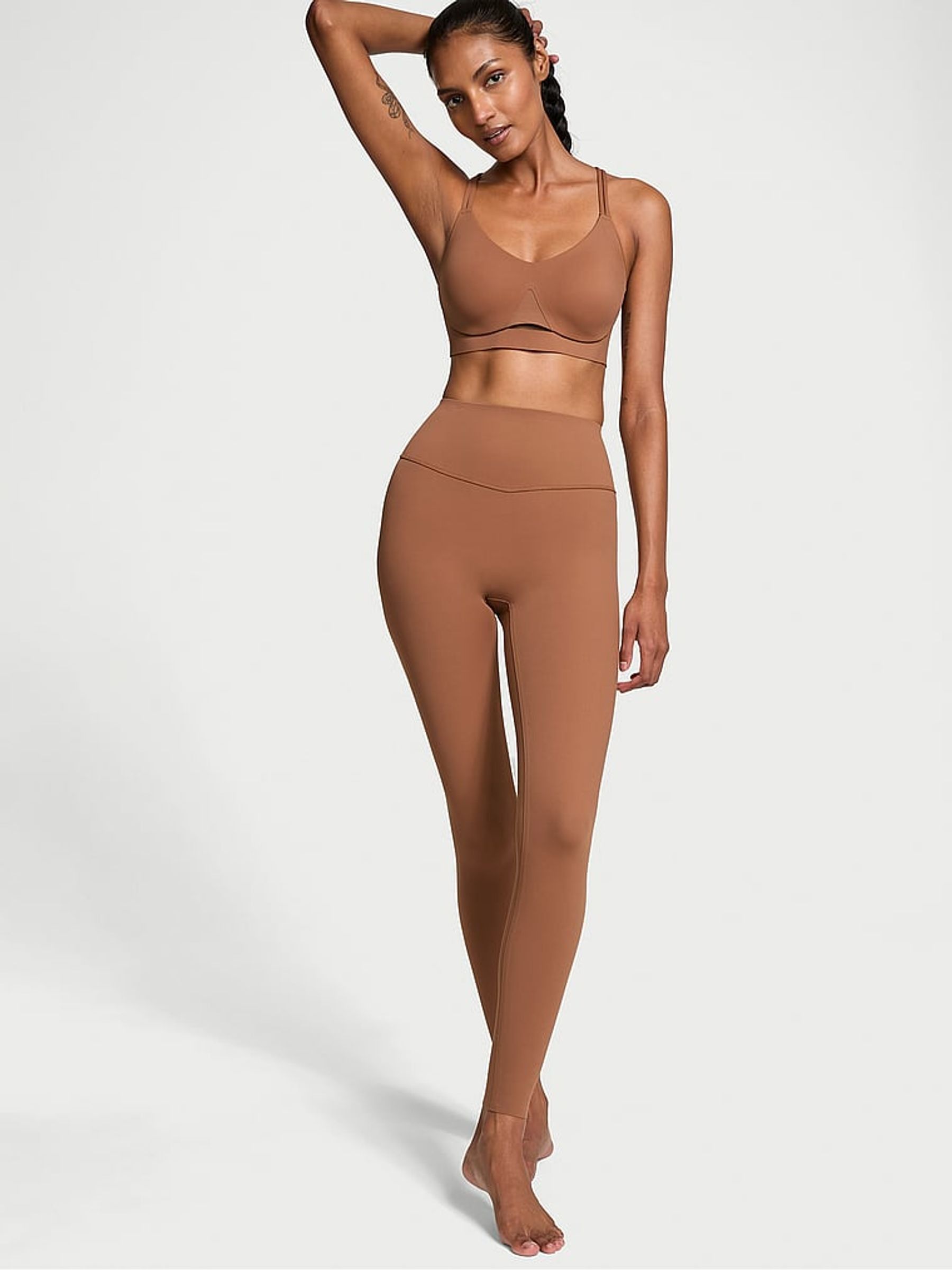 Caramel Brown Full Length Elevate™ Leggings - Image 1 of 4