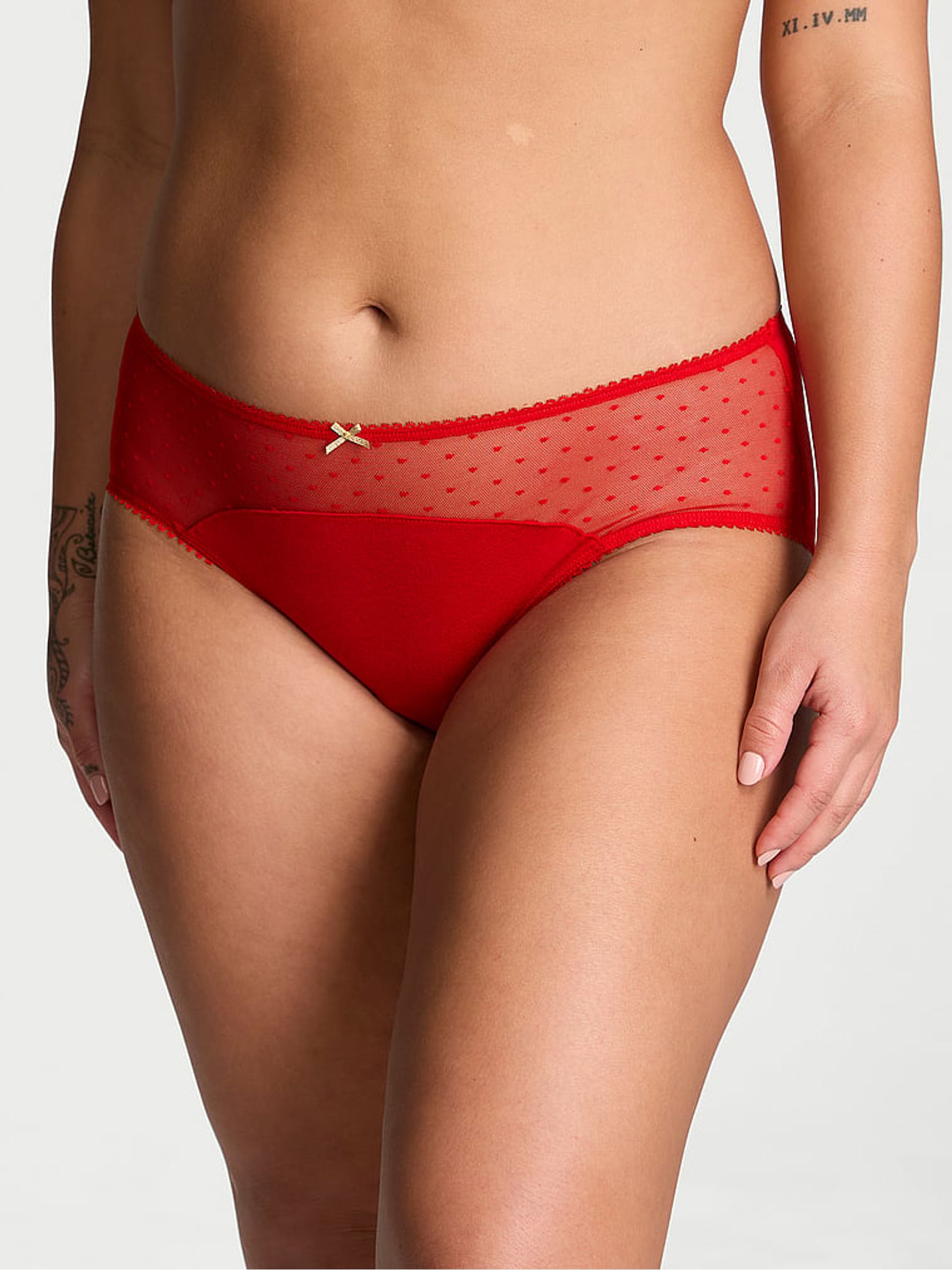Lipstick Red Hipster Knickers - Image 1 of 2