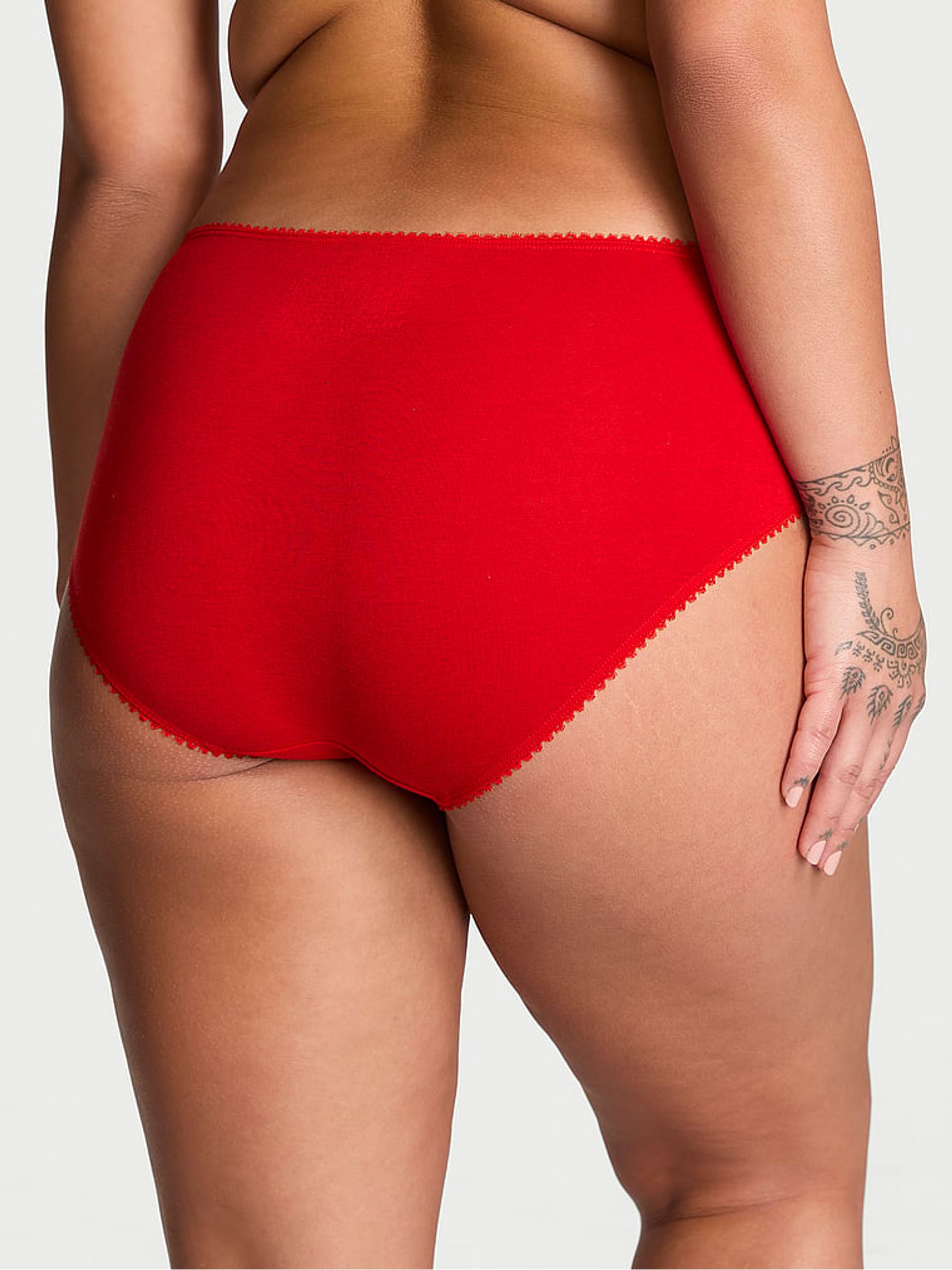 Lipstick Red Hipster Knickers - Image 2 of 2