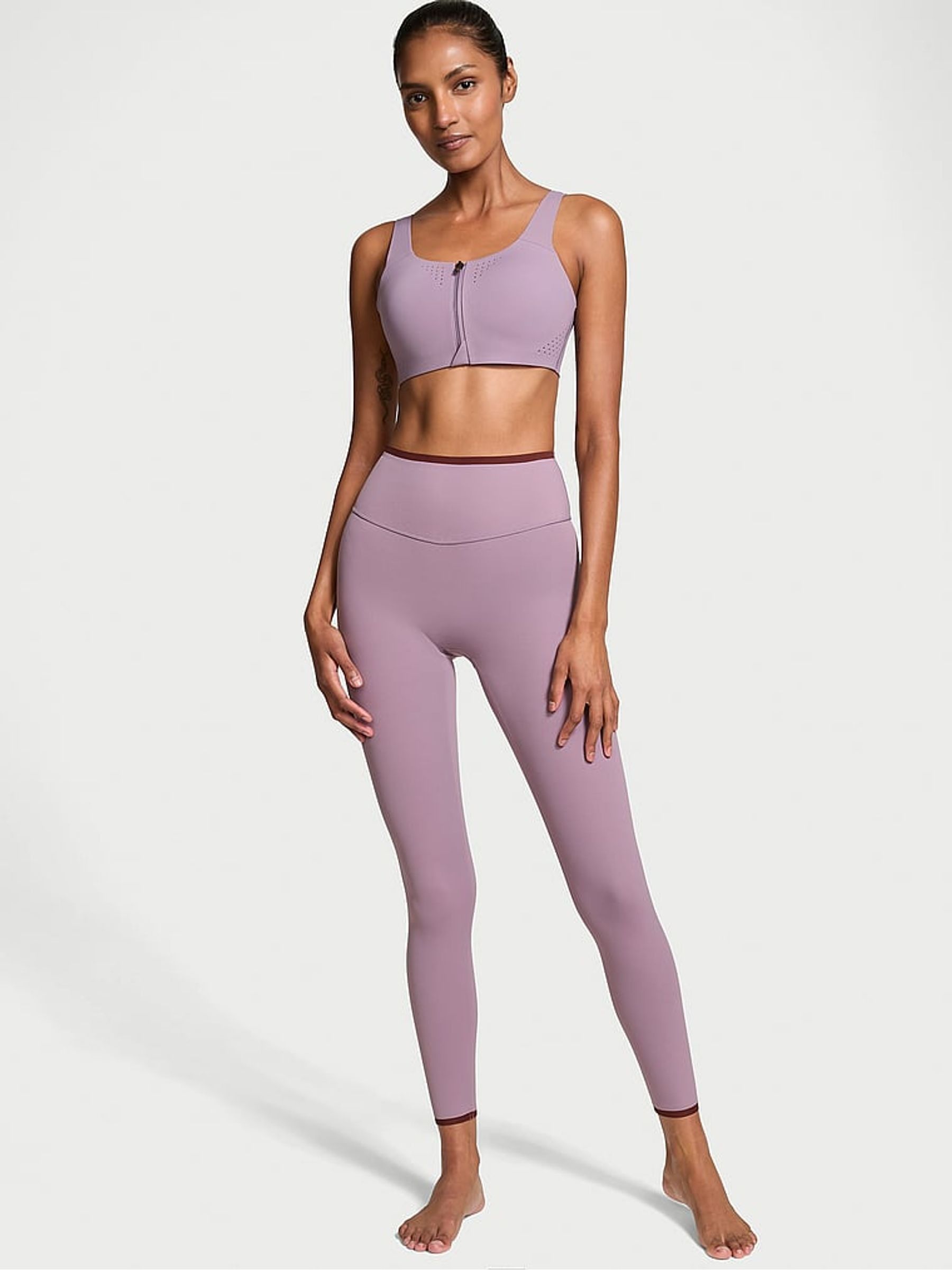 Dried Lavender Purple VSX Elevate Light Compression Stretch Leggings - Image 1 of 4
