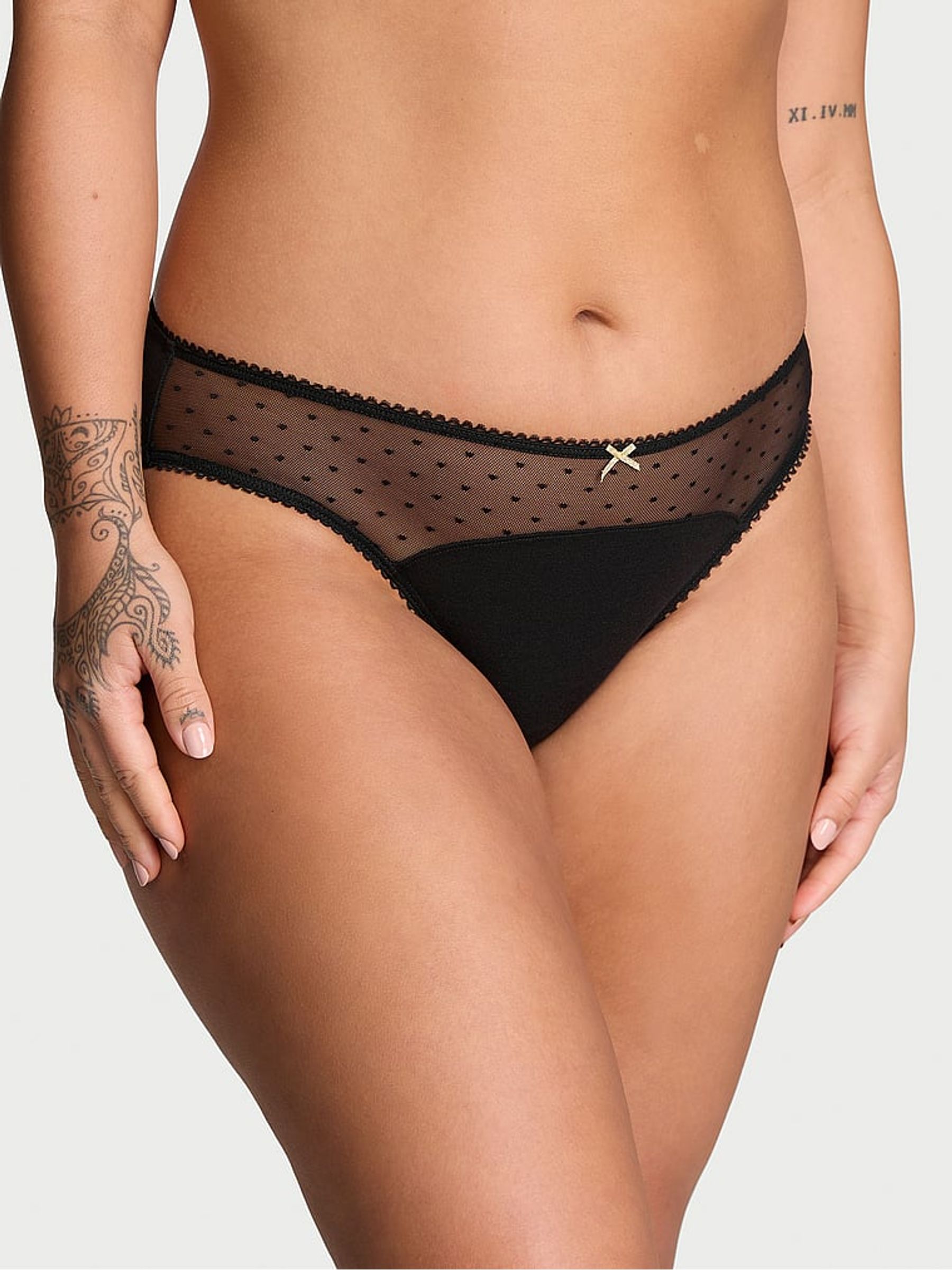 Black Bikini Knickers - Image 1 of 3