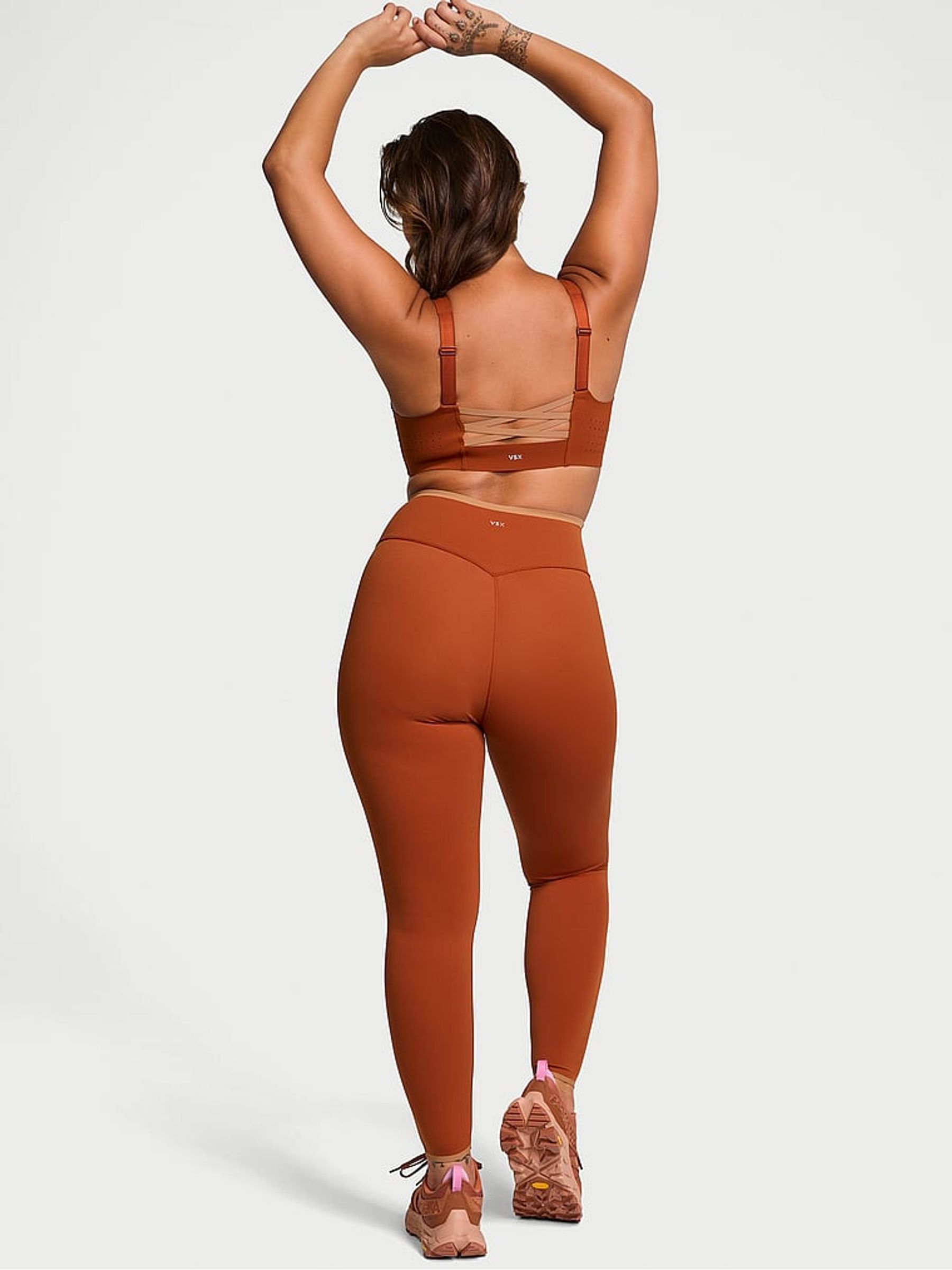Etruscan Red VSX Elevate Light Compression Stretch Leggings - Image 2 of 4