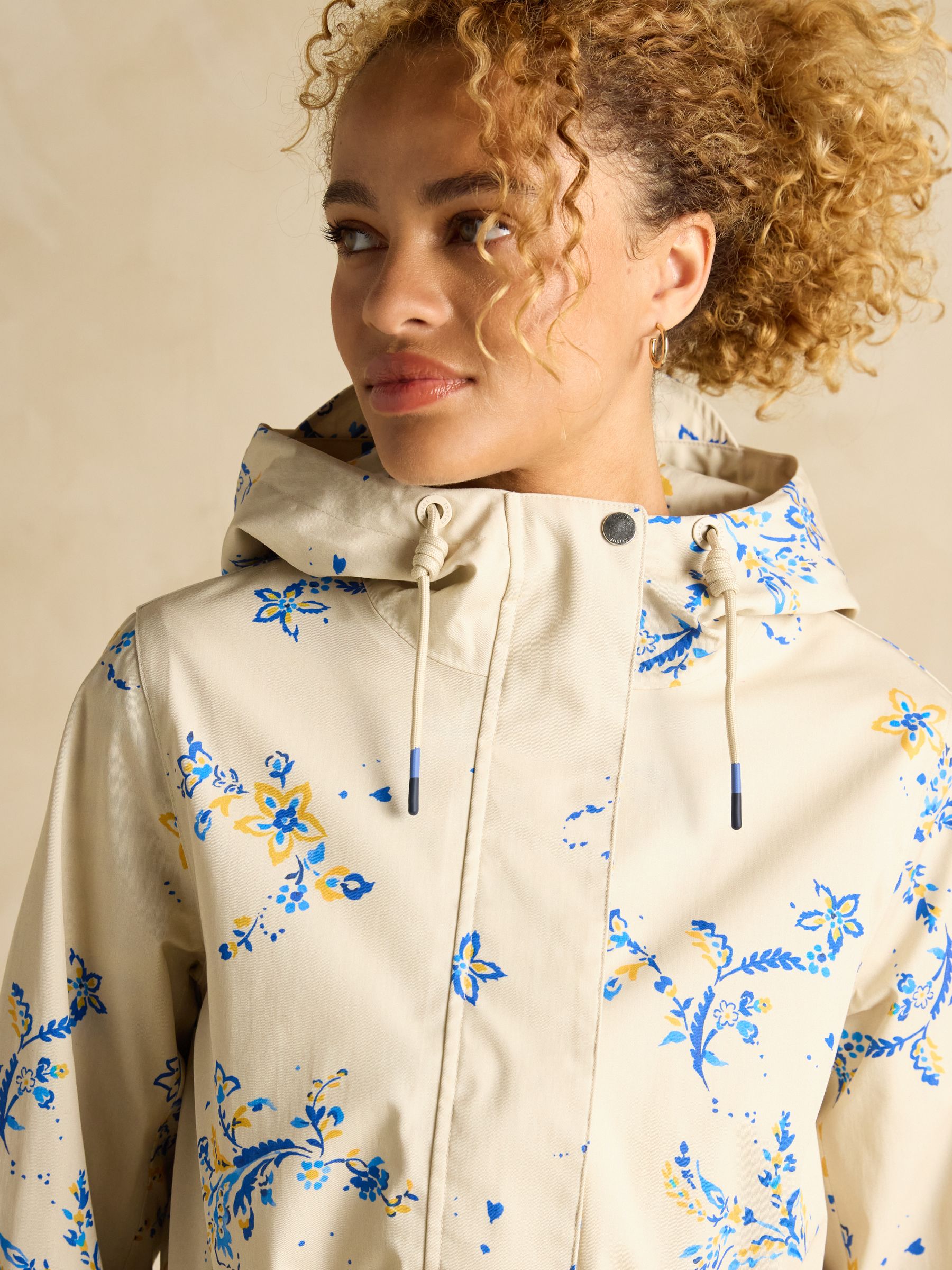 Portwell Floral Waterproof Raincoat With Hood - Image 9 of 10