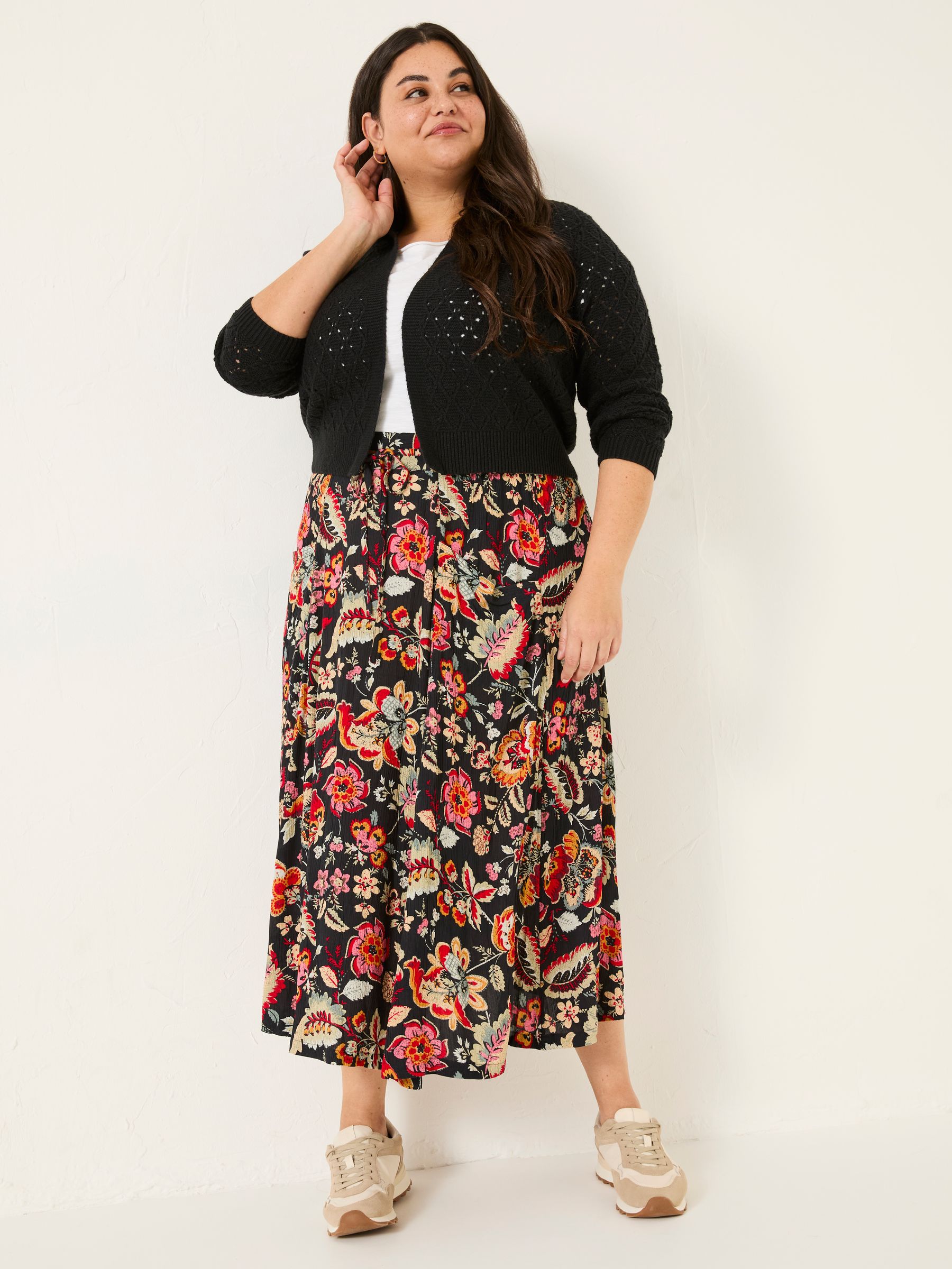 Black Suki Midi Skirt - Image 5 of 9