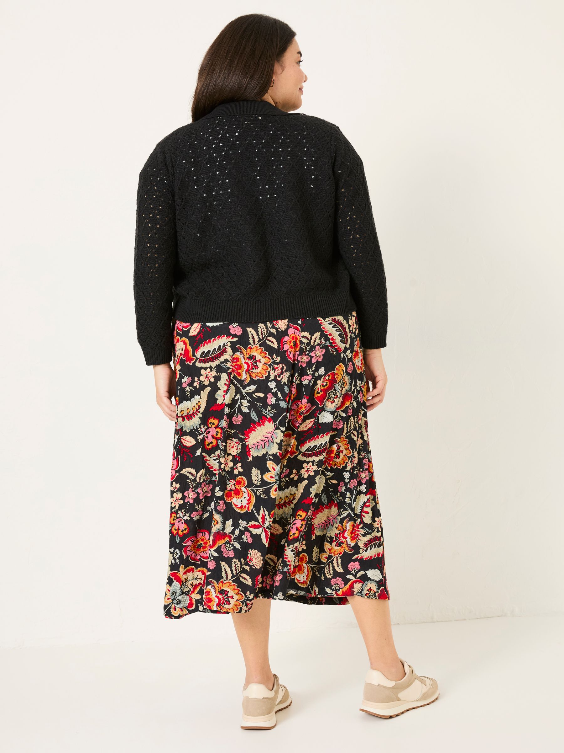 Black Suki Midi Skirt - Image 6 of 9