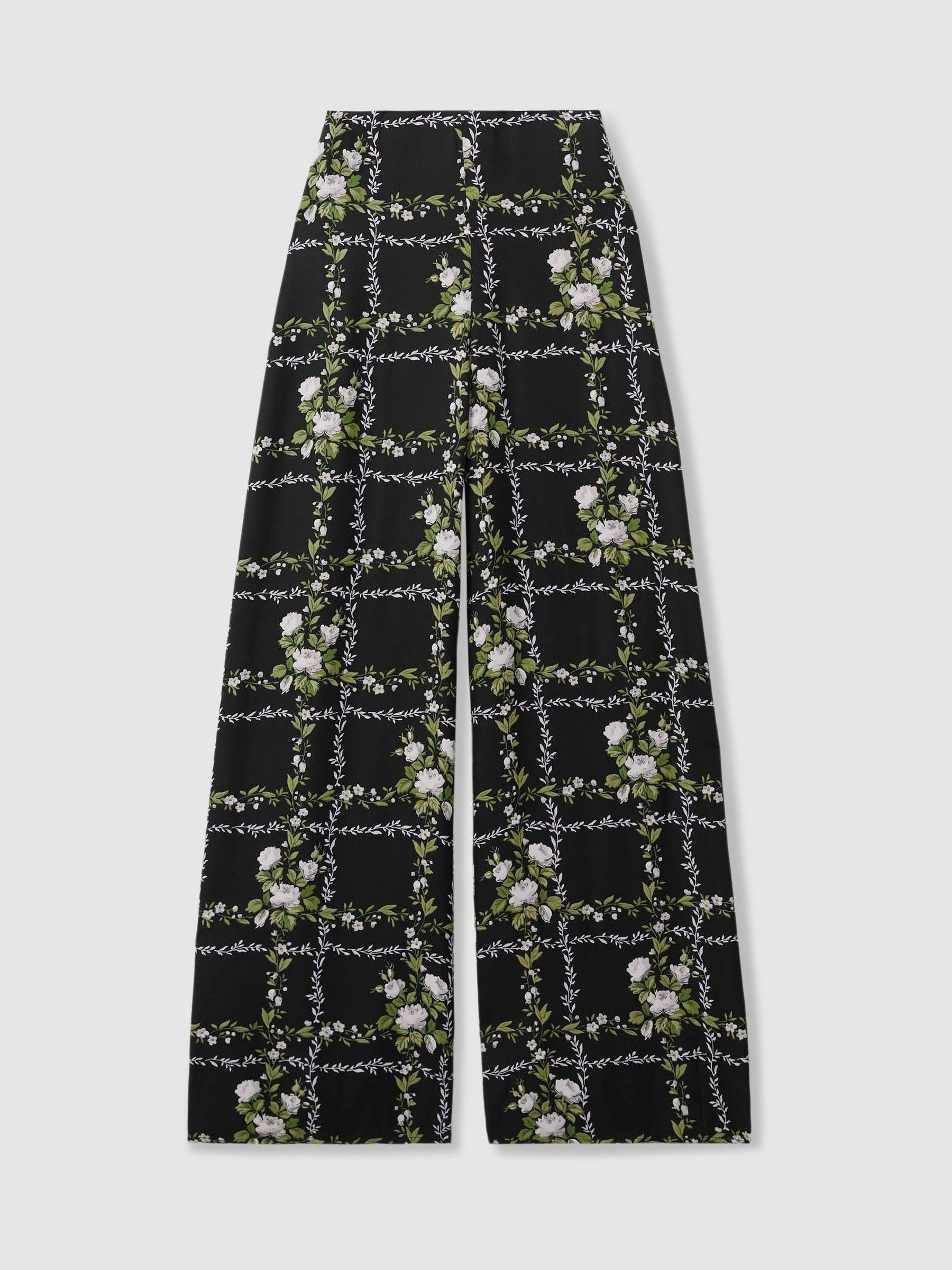 Florere High Rise Wide Leg Trousers in Black - Image 2 of 7