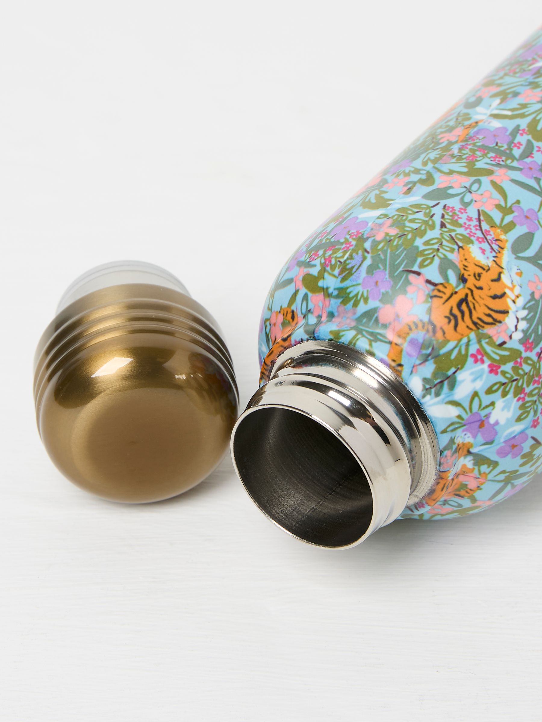 Multi Colour Tiger Floral Drinks Bottles - Image 2 of 2